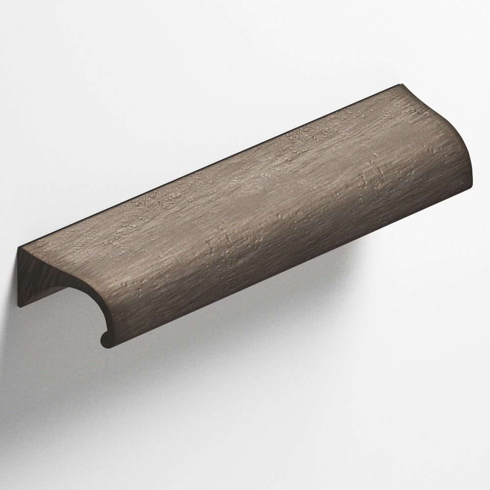 Colonial Bronze Series 457 8" Waterfall Cabinet Pull With Tapered Ends Distressed Pewter / 8"