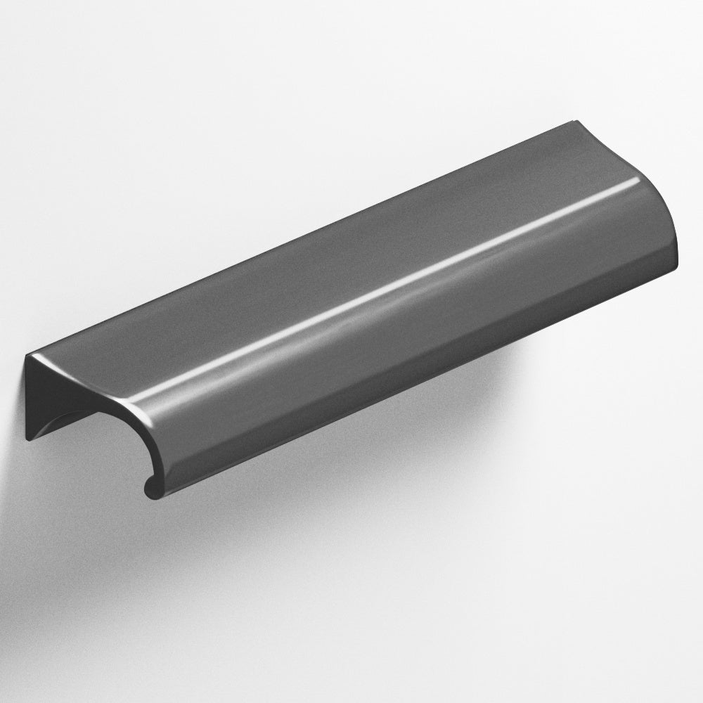 Colonial Bronze Series 457 1.5" Waterfall Cabinet Pull With Tapered Ends Graphite / 1.5"