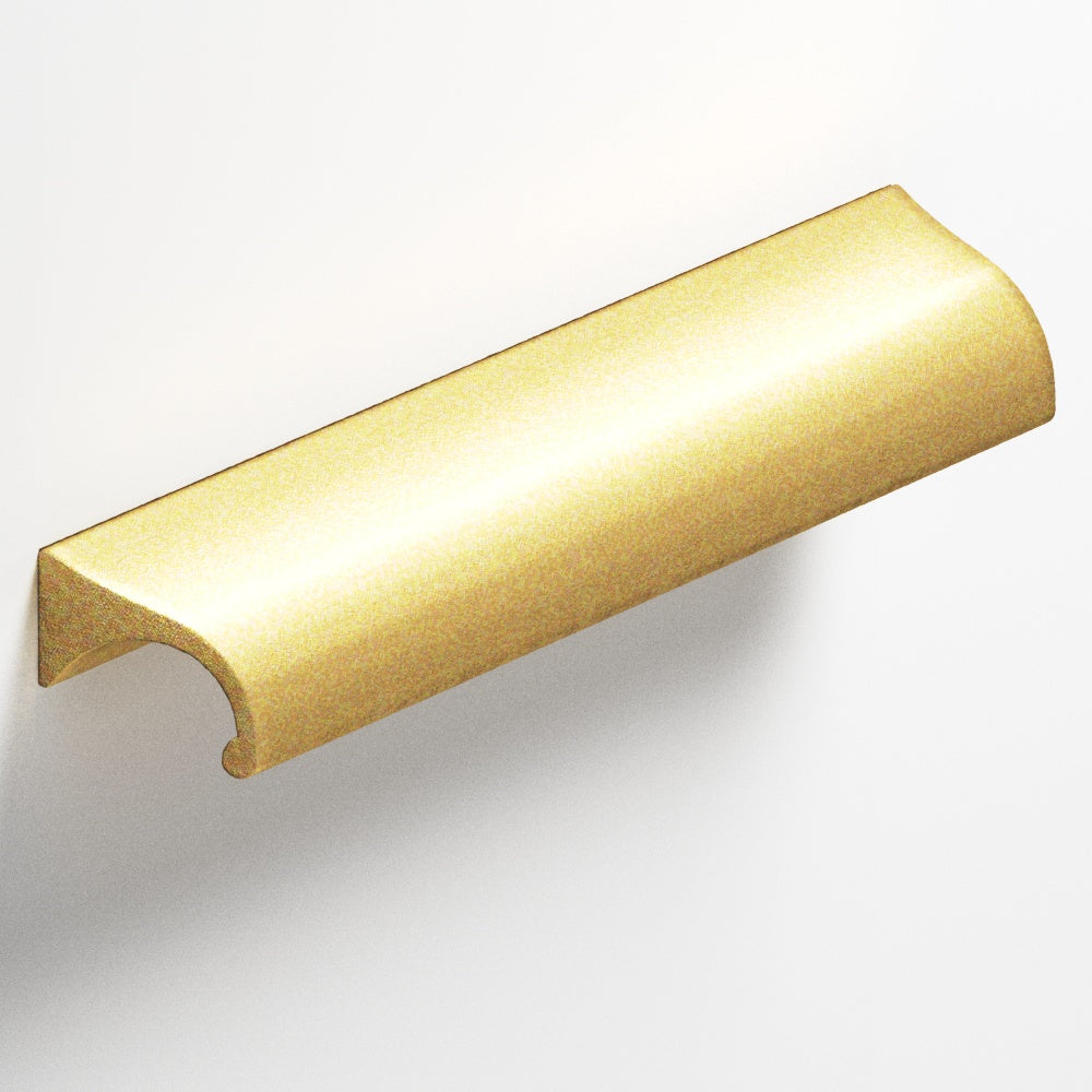 Colonial Bronze Series 457 4" Waterfall Cabinet Pull With Tapered Ends Frost Brass™ / 4"