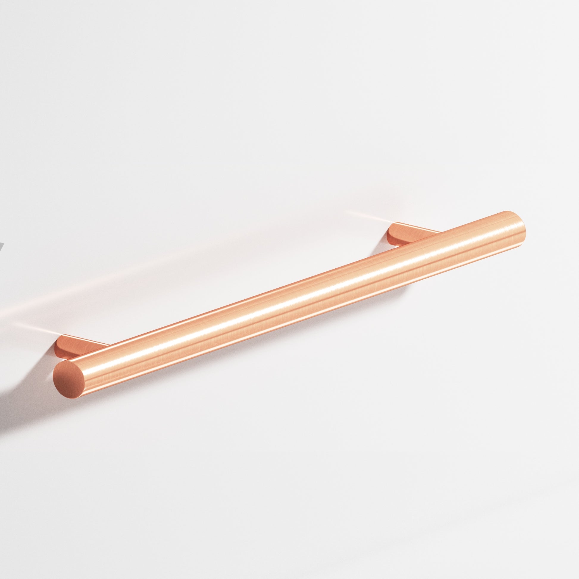 Colonial Bronze Series 500 3.5" Round Cabinet Pull With Straight Posts Satin Copper / 3.5"