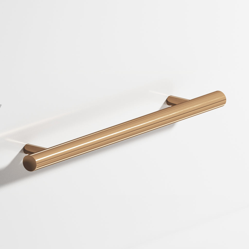 Colonial Bronze Series 500 2.5" Round Cabinet Pull With Straight Posts Polished Bronze / 2.5"