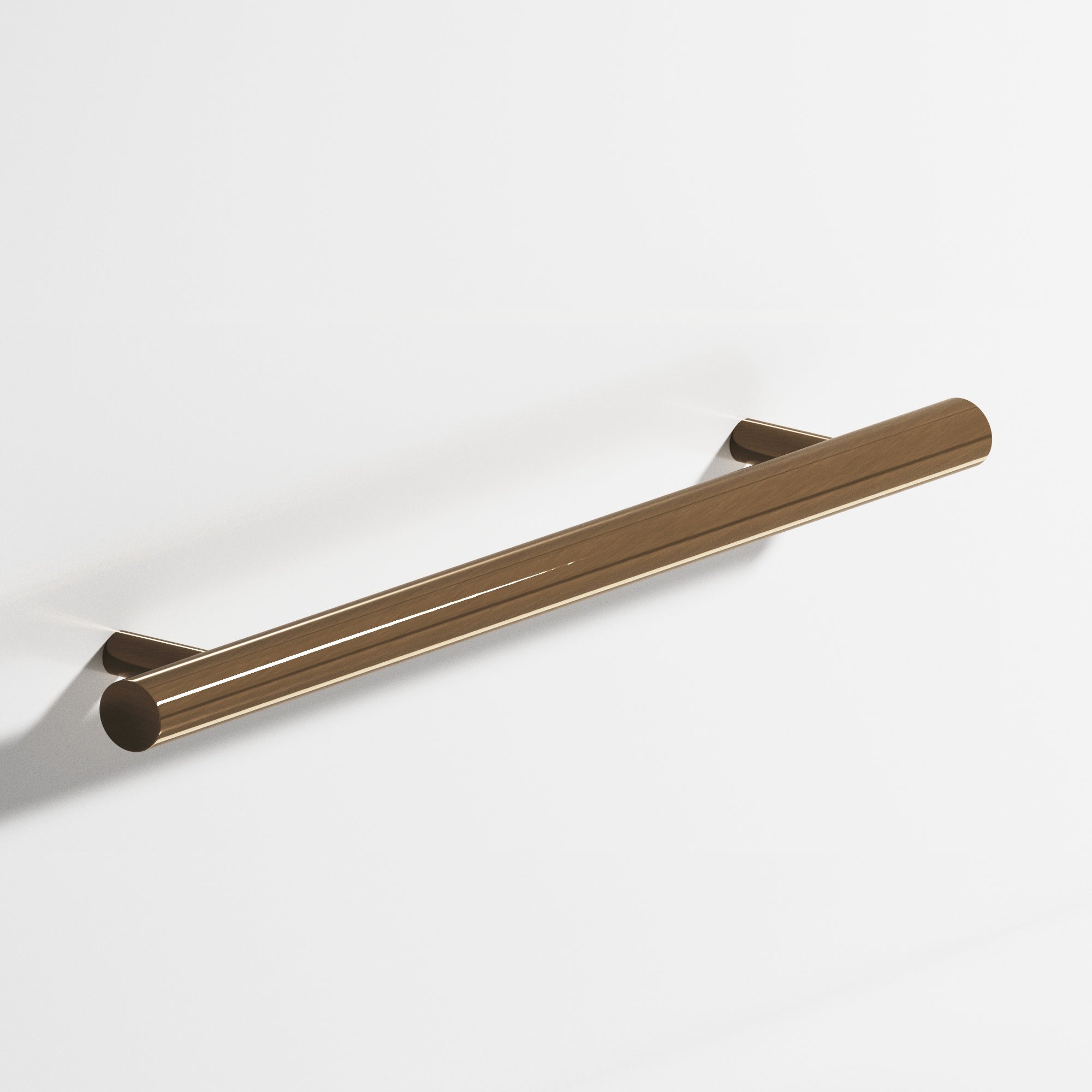 Colonial Bronze Series 500 4" Round Cabinet Pull With Straight Posts Light Statuary Bronze / 4"