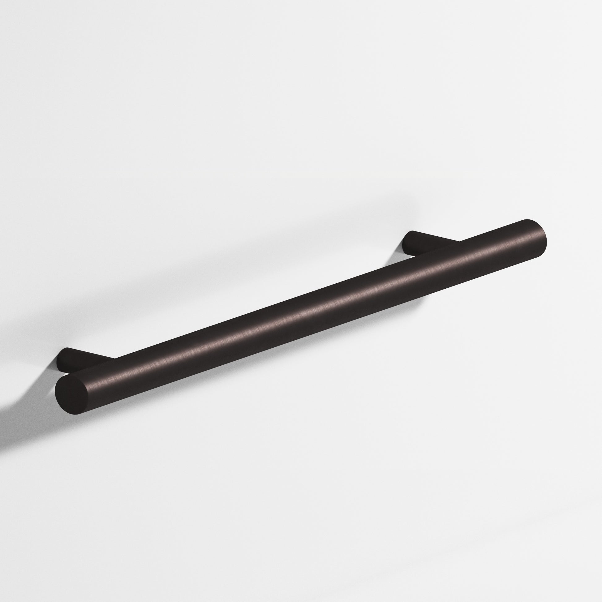 Colonial Bronze Series 500 6" Round Cabinet Pull With Straight Posts Matte Dark Statuary Bronze / 6"