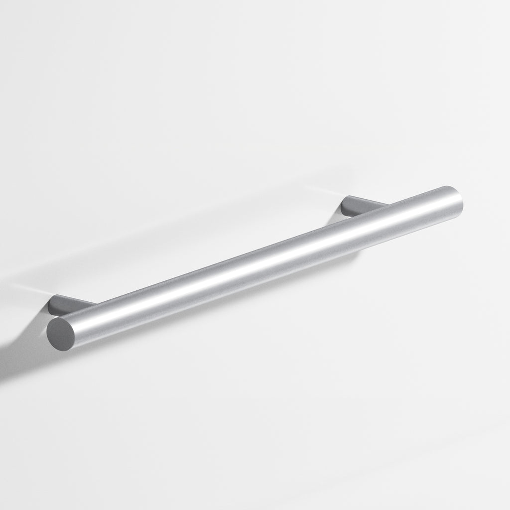 Colonial Bronze Series 500 3" Round Cabinet Pull With Straight Posts Matte Satin Chrome / 3"