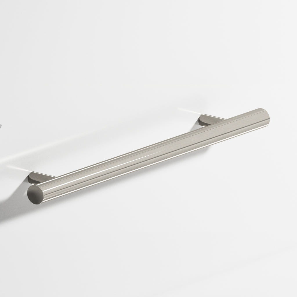 Colonial Bronze Series 500 4" Round Cabinet Pull With Straight Posts Nickel Stainless / 4"