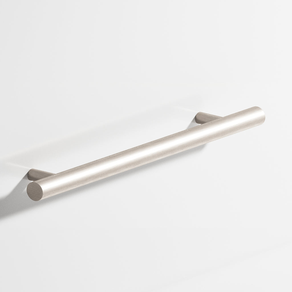 Colonial Bronze Series 500 4" Round Cabinet Pull With Straight Posts Matte Satin Nickel / 4"