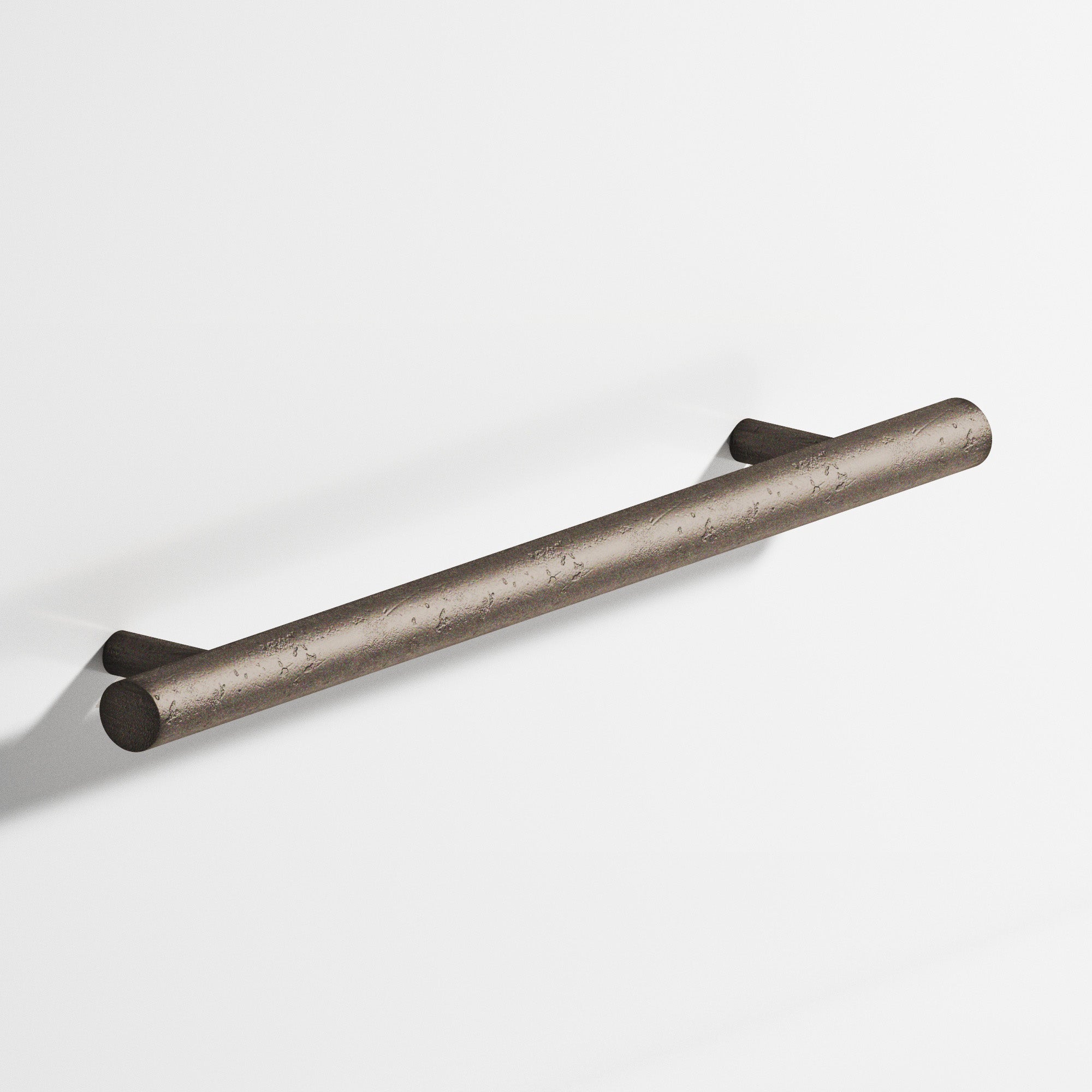 Colonial Bronze Series 500 5" Round Cabinet Pull With Straight Posts Distressed Pewter / 5"