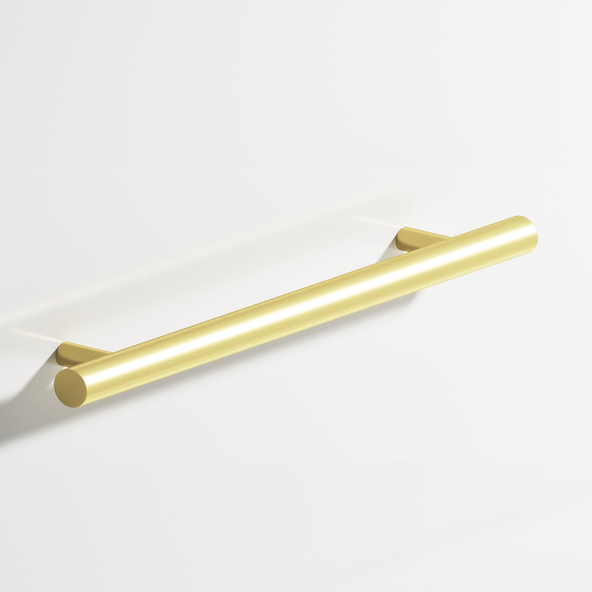 Colonial Bronze Series 500 4" Round Cabinet Pull With Straight Posts Matte Satin Brass / 4"