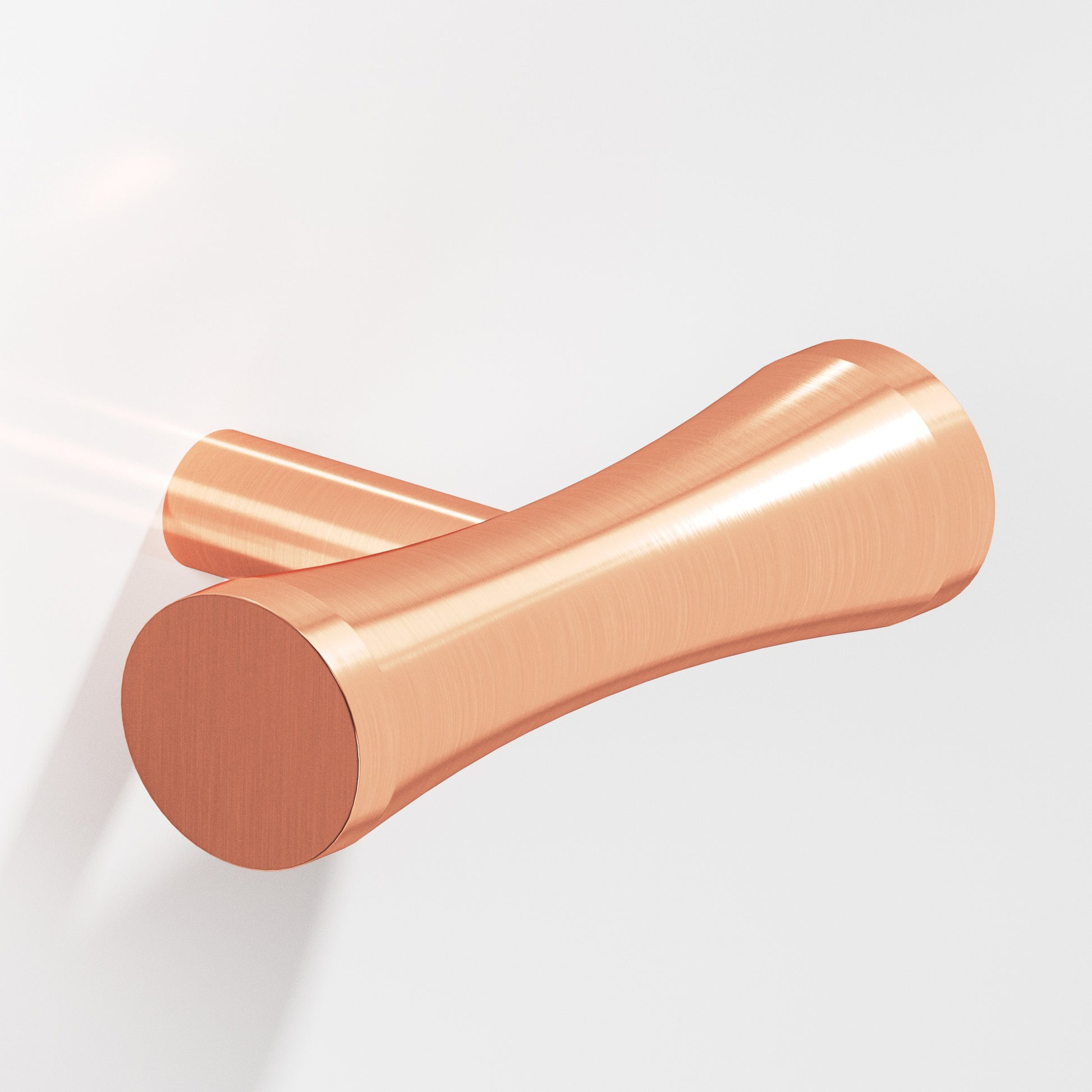 Colonial Bronze Series 540 2" Hourglass Cabinet T-Knob With Straight Post Satin Copper / 2"