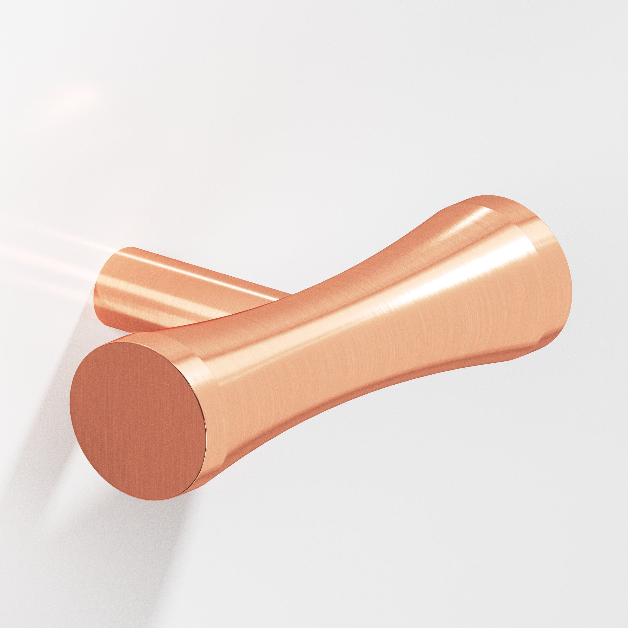 Colonial Bronze Series 540 2" Hourglass Cabinet T-Knob With Straight Post Satin Copper / 2"