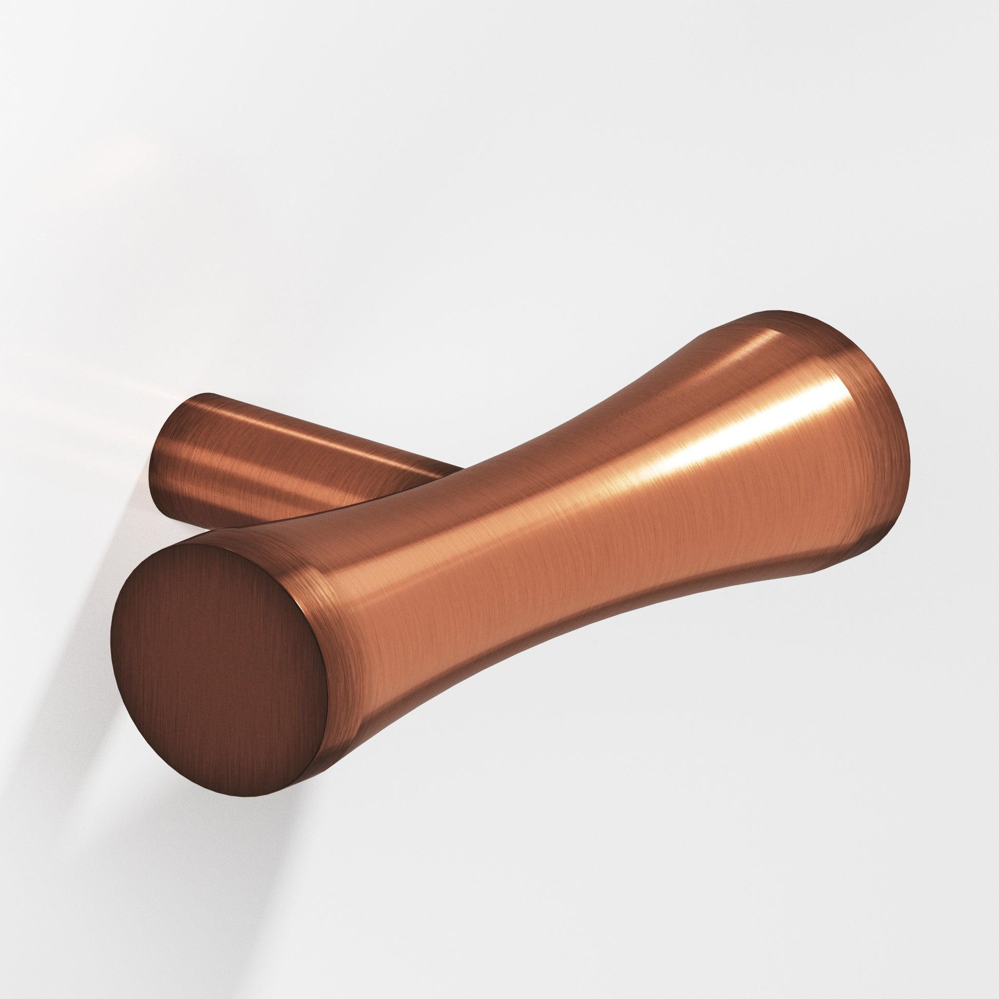 Colonial Bronze Series 540 2" Hourglass Cabinet T-Knob With Straight Post Antique Copper / 2"