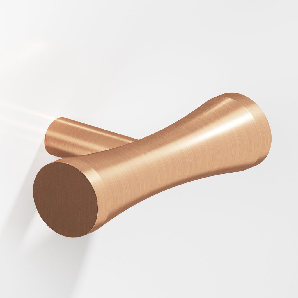 Colonial Bronze Series 540 2" Hourglass Cabinet T-Knob With Straight Post Satin Bronze / 2"