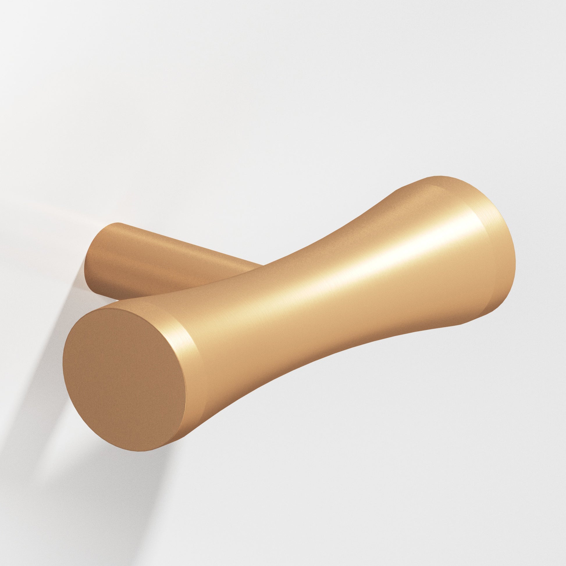 Colonial Bronze Series 540 2" Hourglass Cabinet T-Knob With Straight Post Matte Satin Bronze / 2"