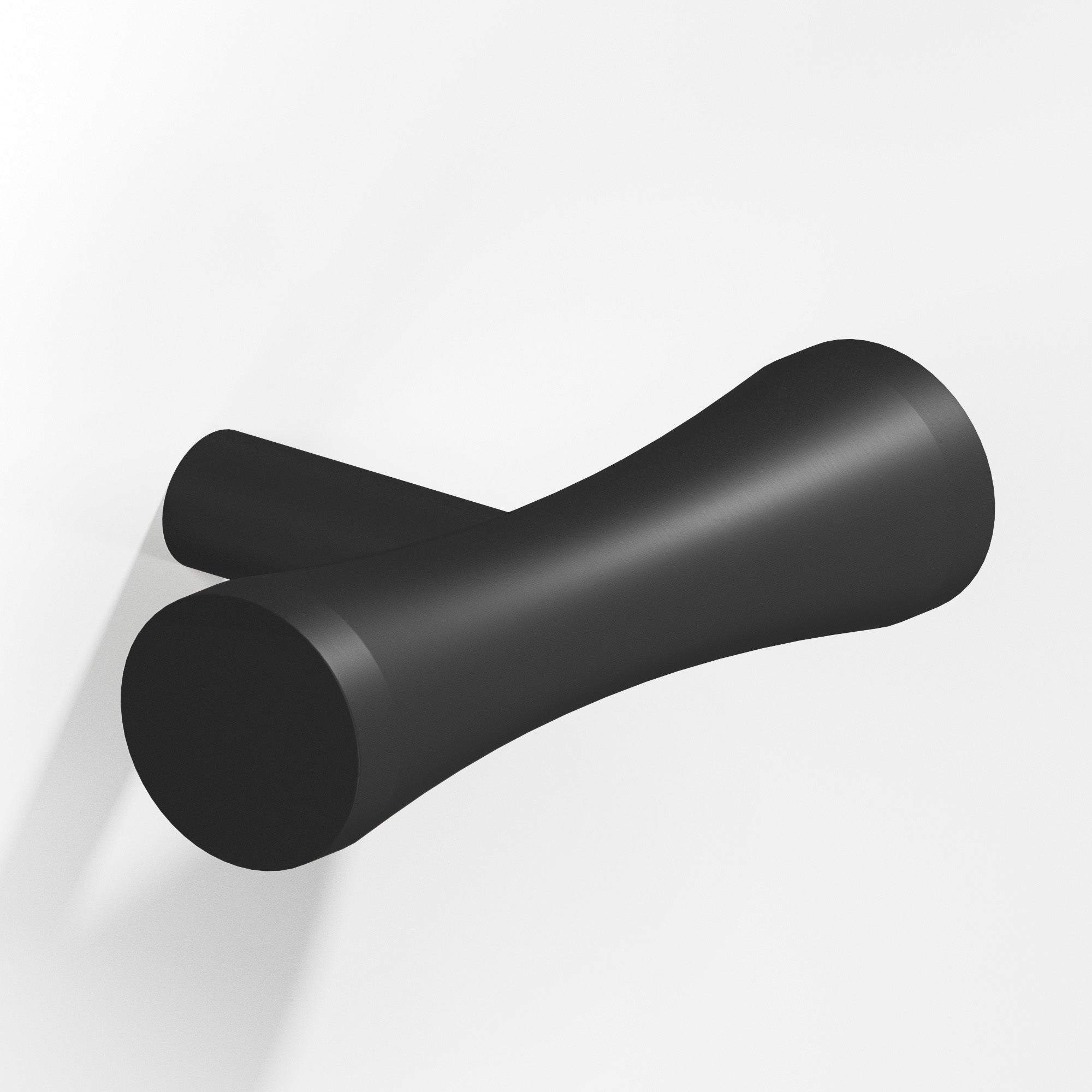 Colonial Bronze Series 540 2" Hourglass Cabinet T-Knob With Straight Post Matte Satin Black / 2"