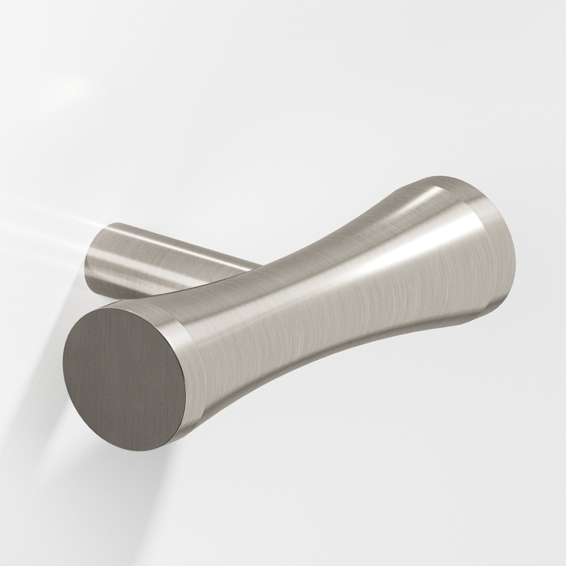 Colonial Bronze Series 540 2" Hourglass Cabinet T-Knob With Straight Post Satin Nickel / 2"