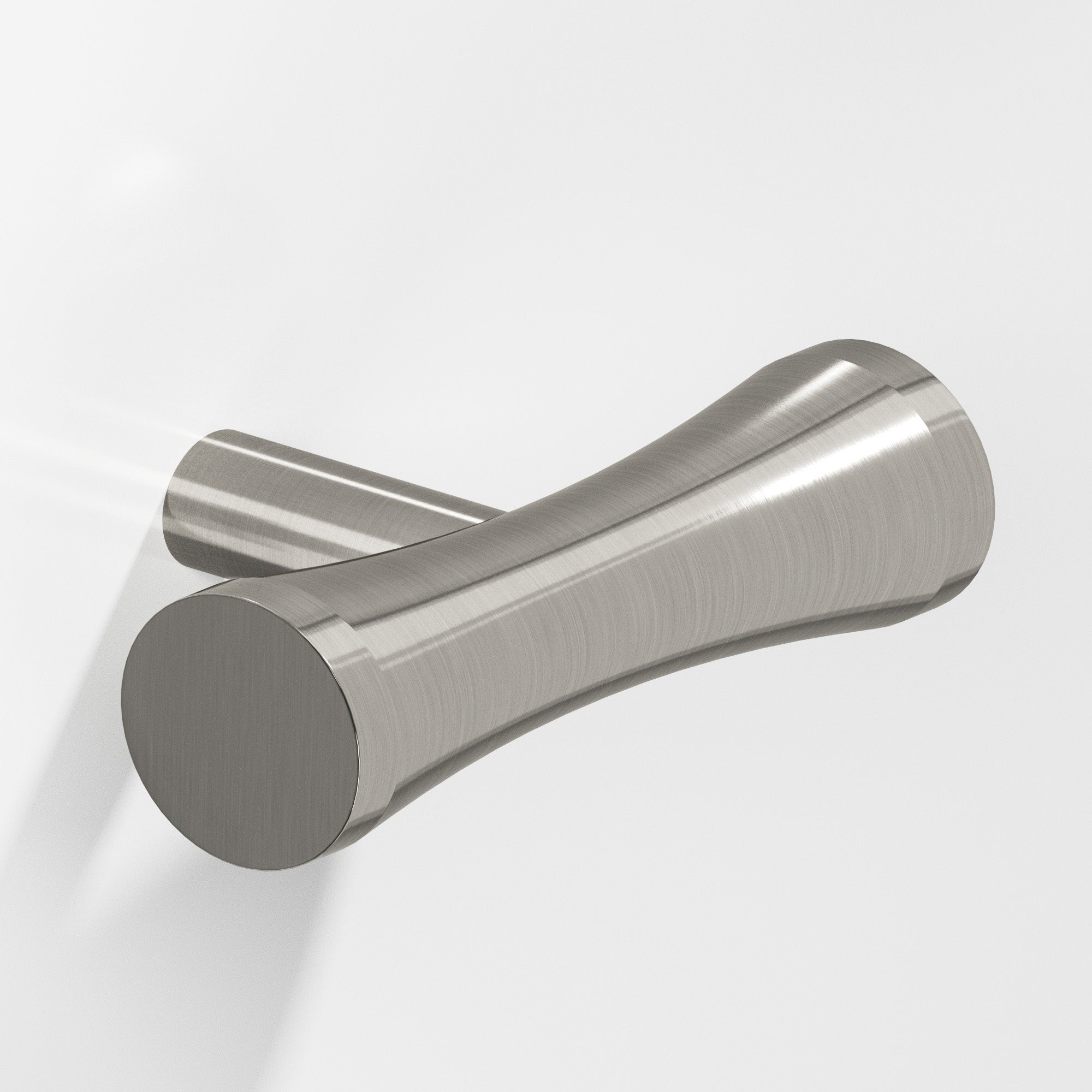 Colonial Bronze Series 540 2" Hourglass Cabinet T-Knob With Straight Post Nickel Stainless / 2"