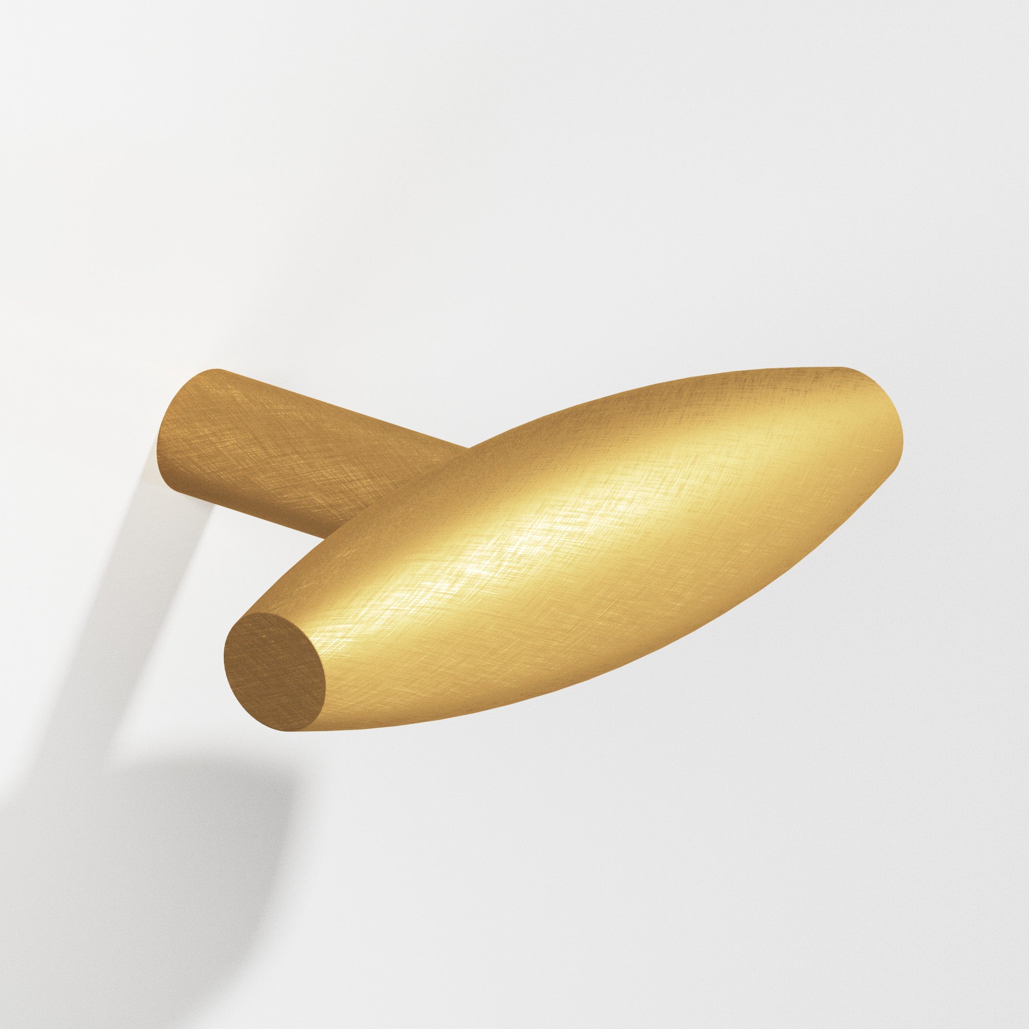 Colonial Bronze Series 541 2" Cigar Cabinet T-Knob With Straight Post Weathered Brass / 2"