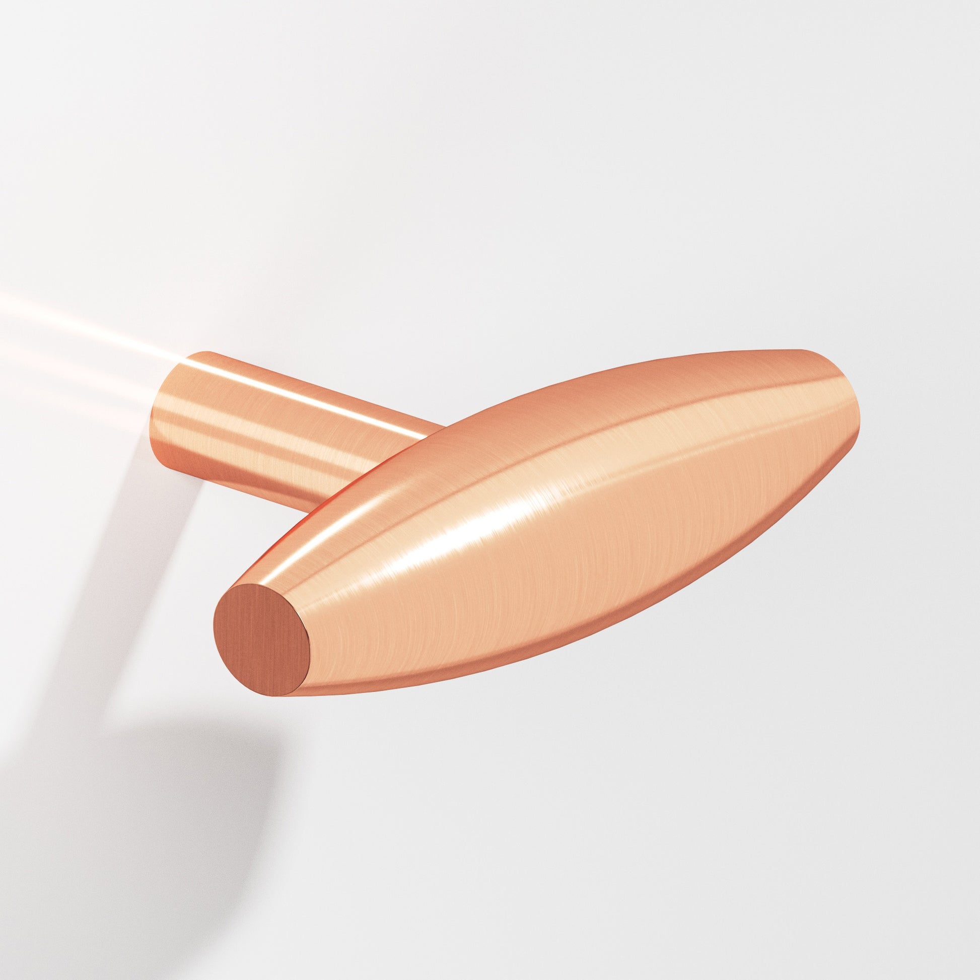 Colonial Bronze Series 541 2" Cigar Cabinet T-Knob With Straight Post Satin Copper / 2"