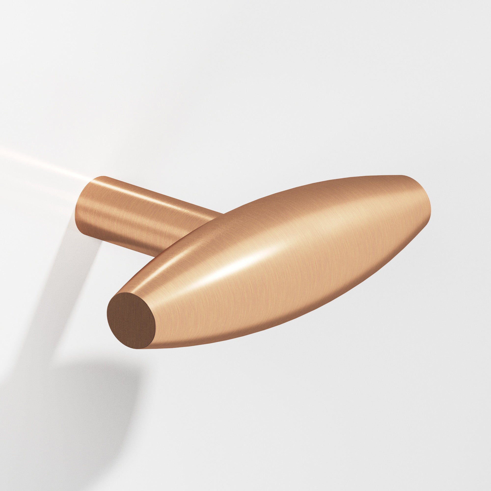 Colonial Bronze Series 541 2" Cigar Cabinet T-Knob With Straight Post Satin Bronze / 2"