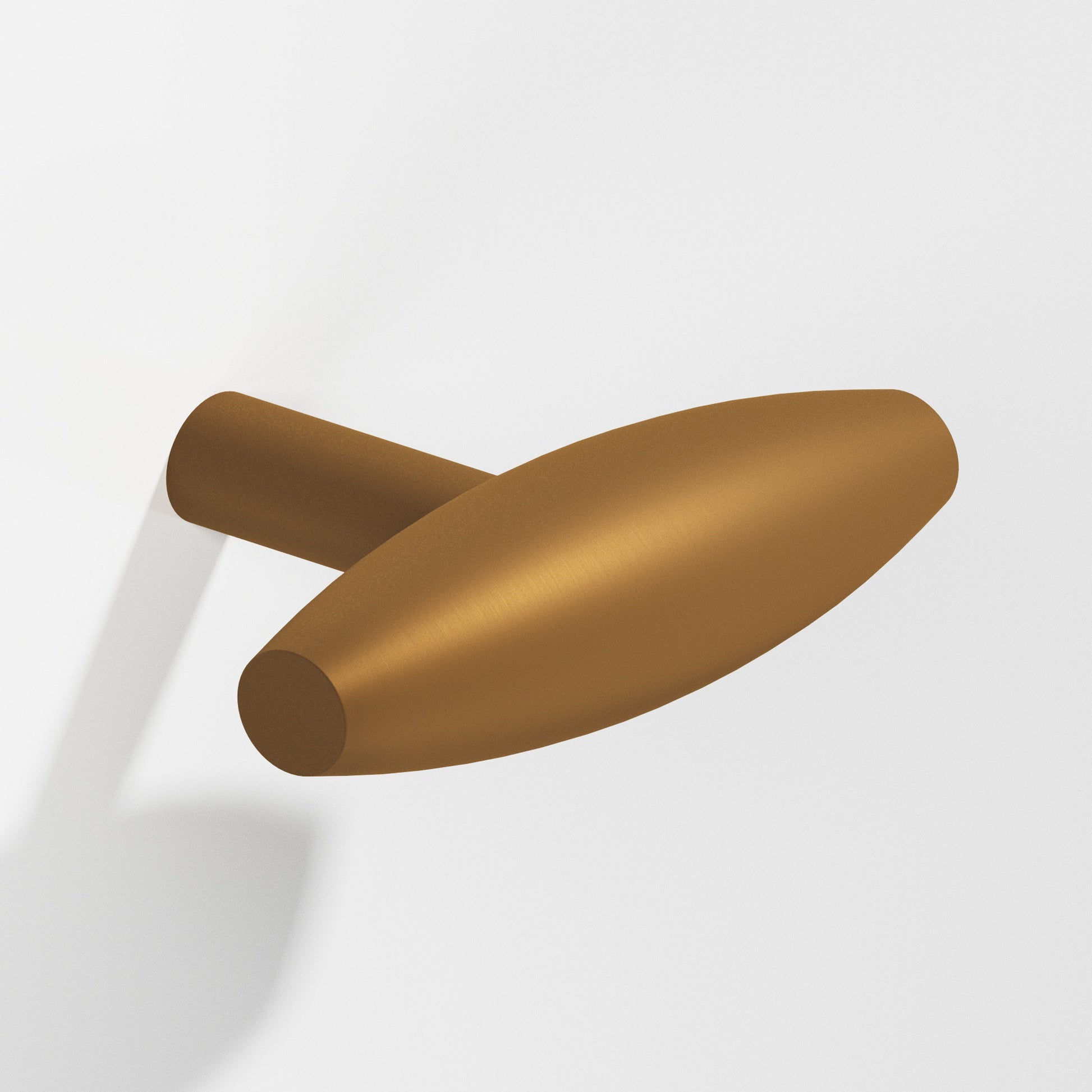 Colonial Bronze Series 541 2" Cigar Cabinet T-Knob With Straight Post Matte Light Statuary Bronze / 2"