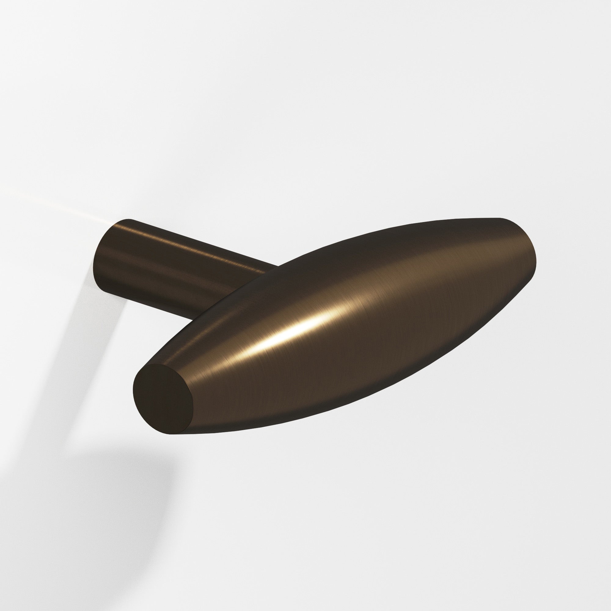 Colonial Bronze Series 541 2" Cigar Cabinet T-Knob With Straight Post Oil Rubbed Bronze / 2"