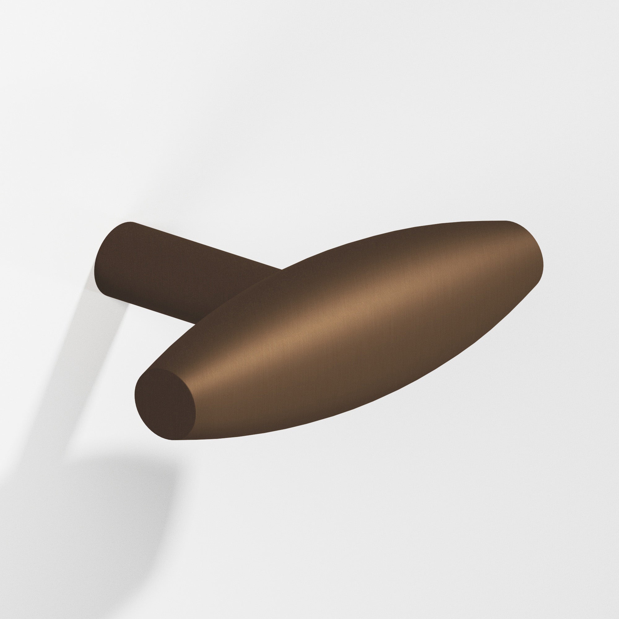 Colonial Bronze Series 541 2" Cigar Cabinet T-Knob With Straight Post Matte Oil Rubbed Bronze / 2"