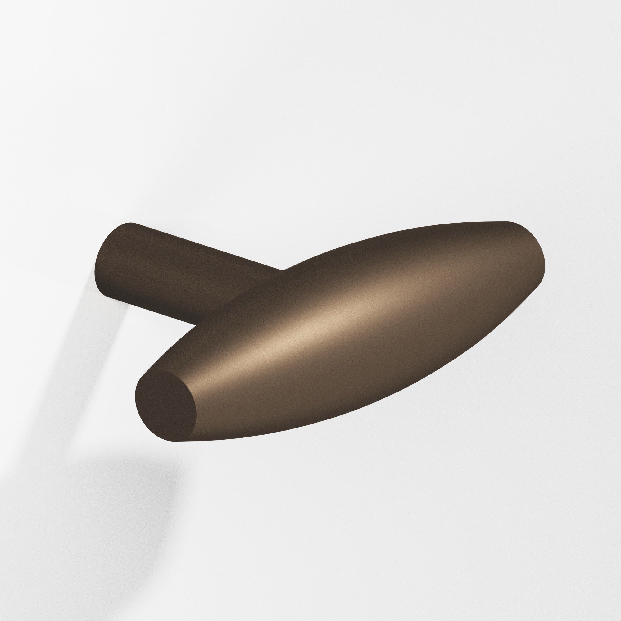 Colonial Bronze Series 541 2" Cigar Cabinet T-Knob With Straight Post Heritage Bronze / 2"