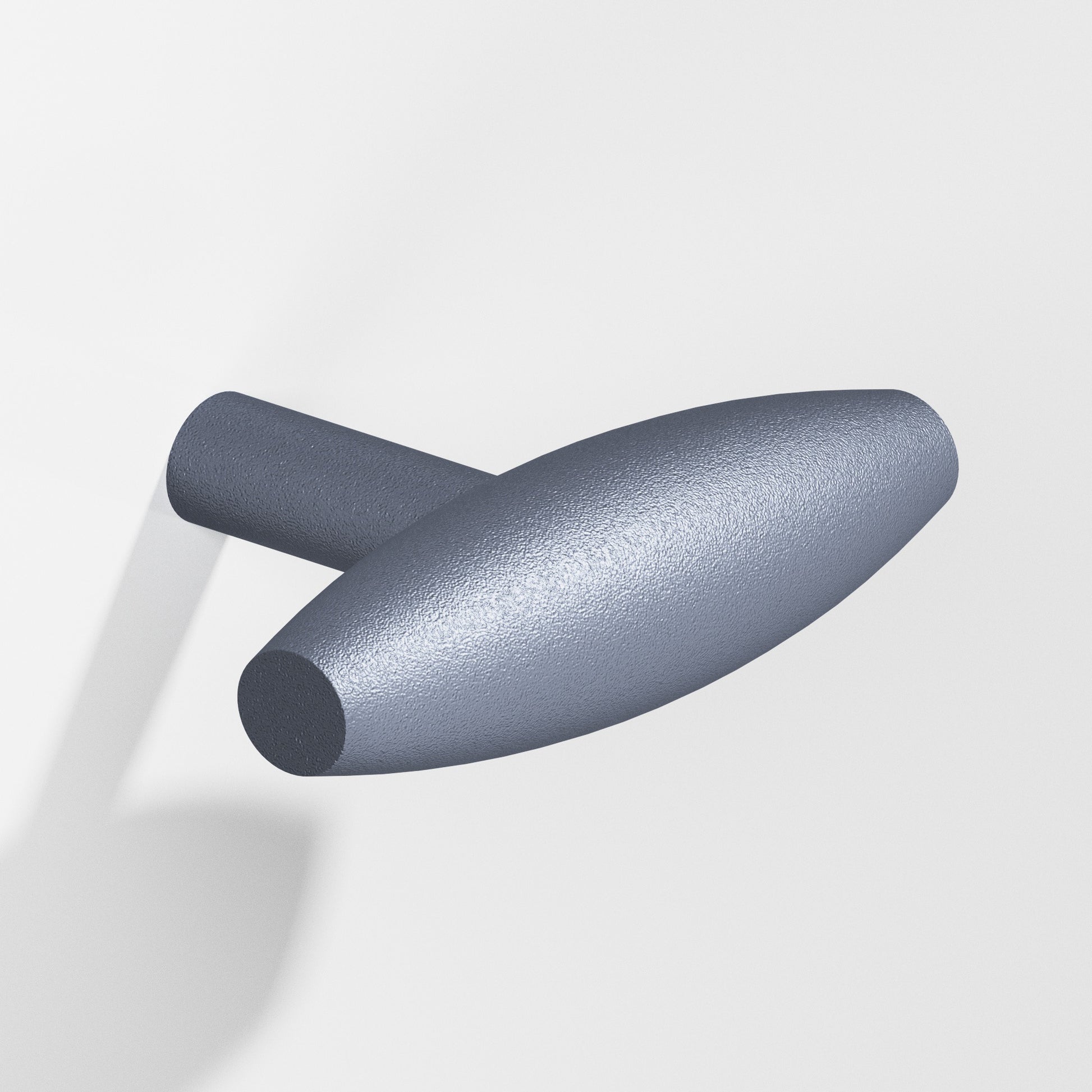 Colonial Bronze Series 541 2" Cigar Cabinet T-Knob With Straight Post Frost Chrome™ / 2"