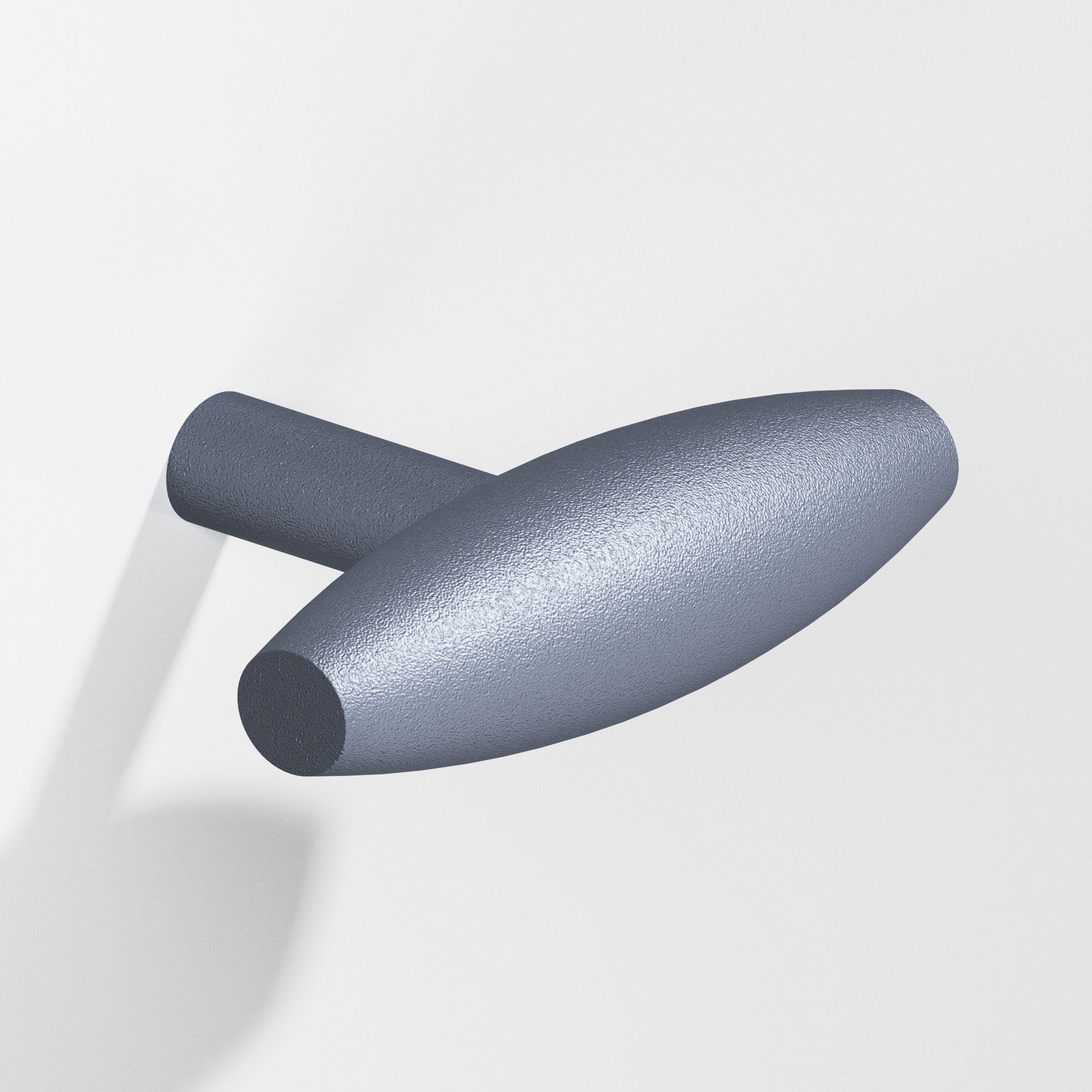 Colonial Bronze Series 541 2" Cigar Cabinet T-Knob With Straight Post Frost Chrome™ / 2"