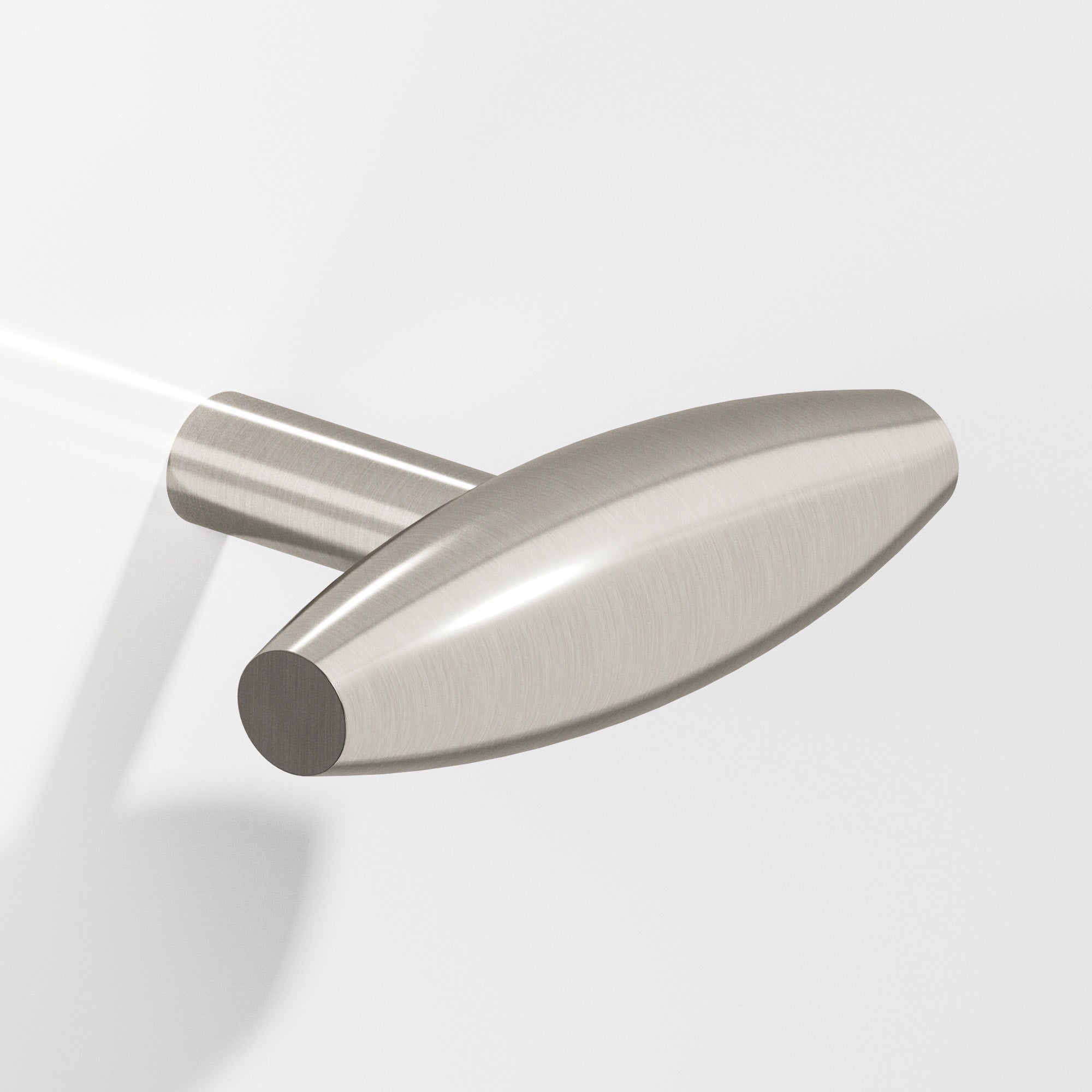 Colonial Bronze Series 541 2" Cigar Cabinet T-Knob With Straight Post Satin Nickel / 2"