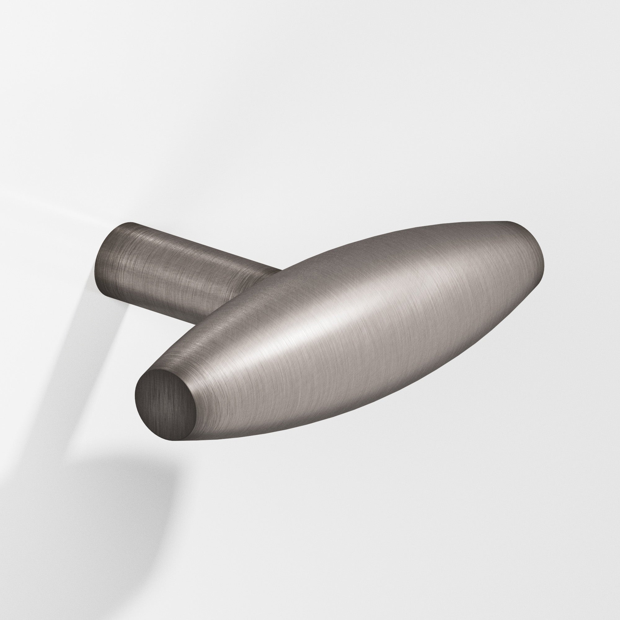 Colonial Bronze Series 541 2" Cigar Cabinet T-Knob With Straight Post Pewter / 2"