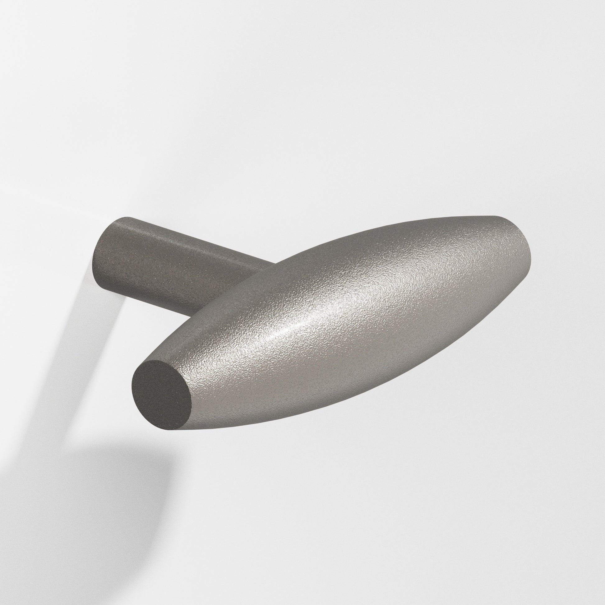 Colonial Bronze Series 541 2" Cigar Cabinet T-Knob With Straight Post Frost Nickel™ / 2"