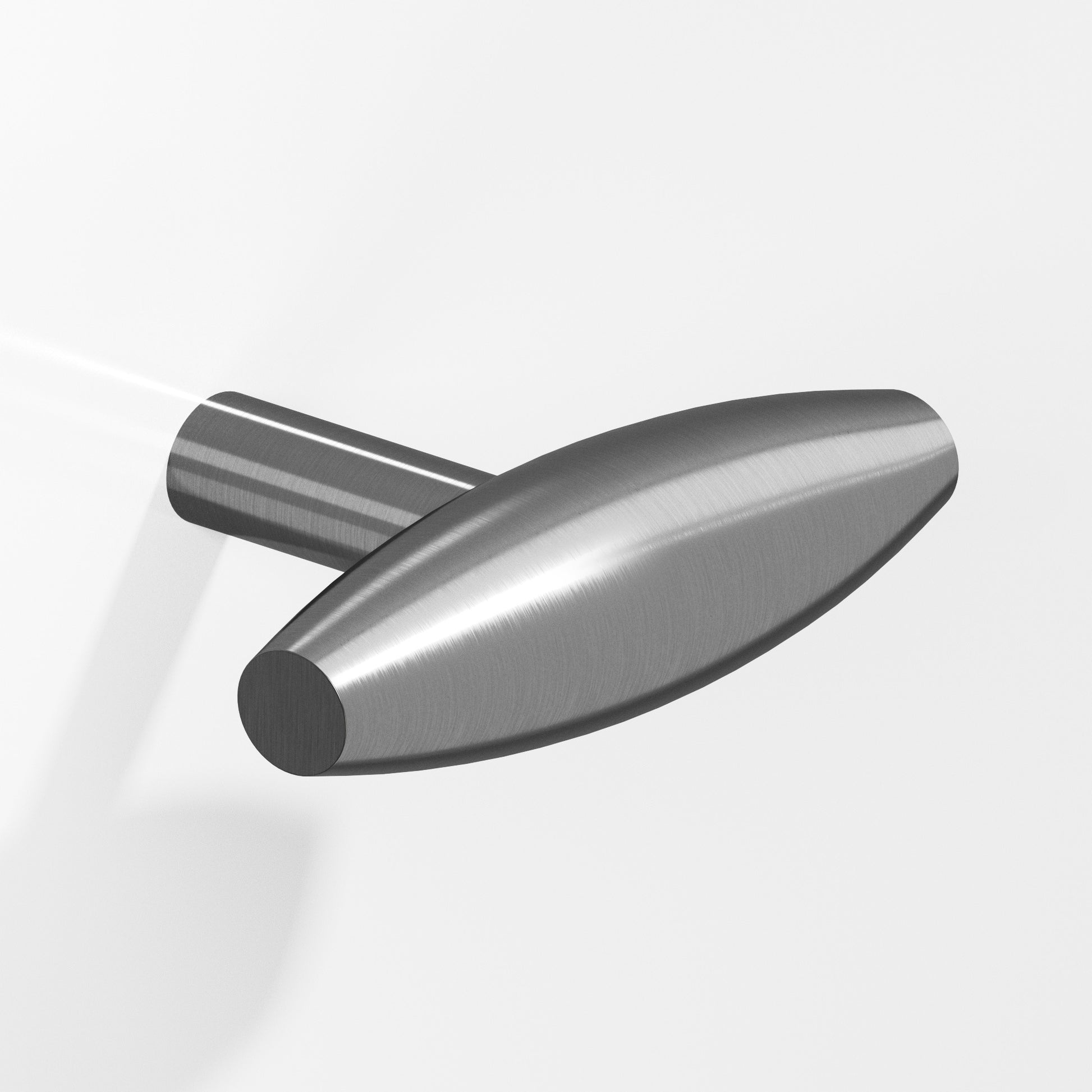 Colonial Bronze Series 541 2" Cigar Cabinet T-Knob With Straight Post Graphite / 2"