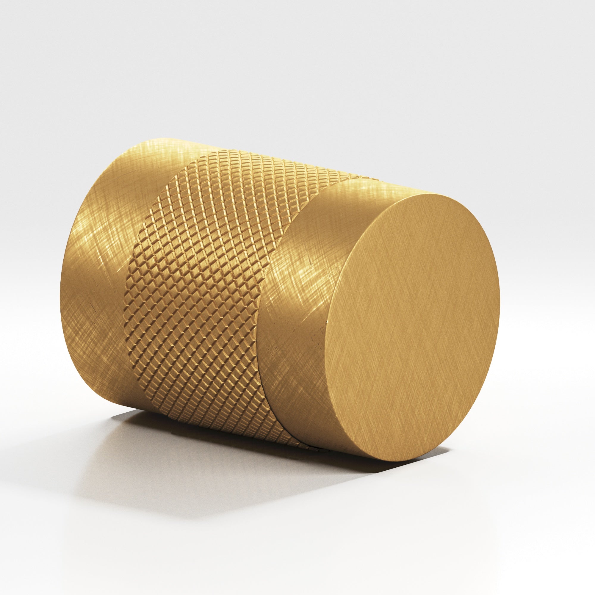 Colonial Bronze Series 562 1.25" Round Diamond-Knurled Cabinet Knob Back-To-Back Shower Kit Weathered Brass / 1.25"