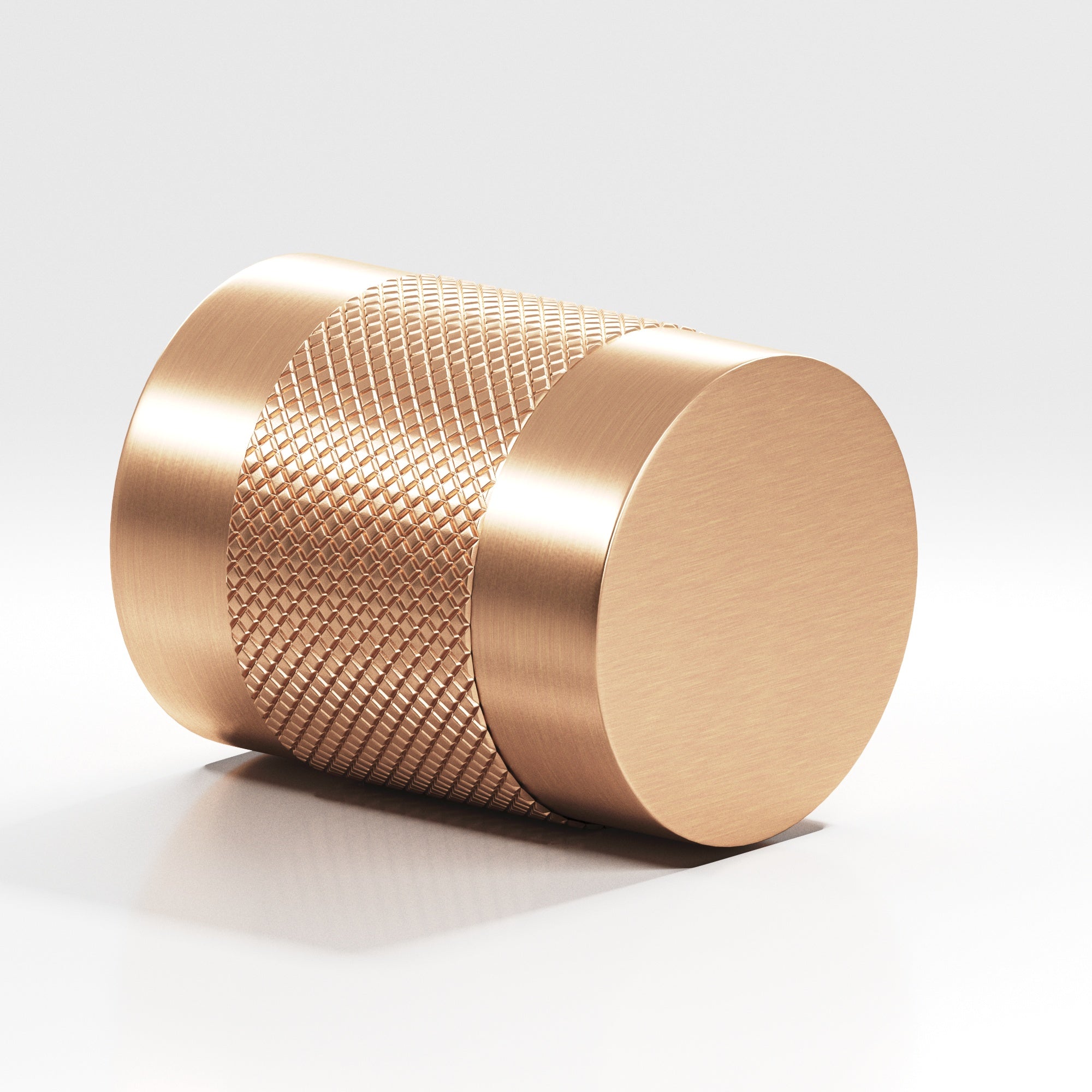 Colonial Bronze Series 562 1.25" Round Diamond-Knurled Cabinet Knob Back-To-Back Shower Kit Satin Bronze / 1.25"