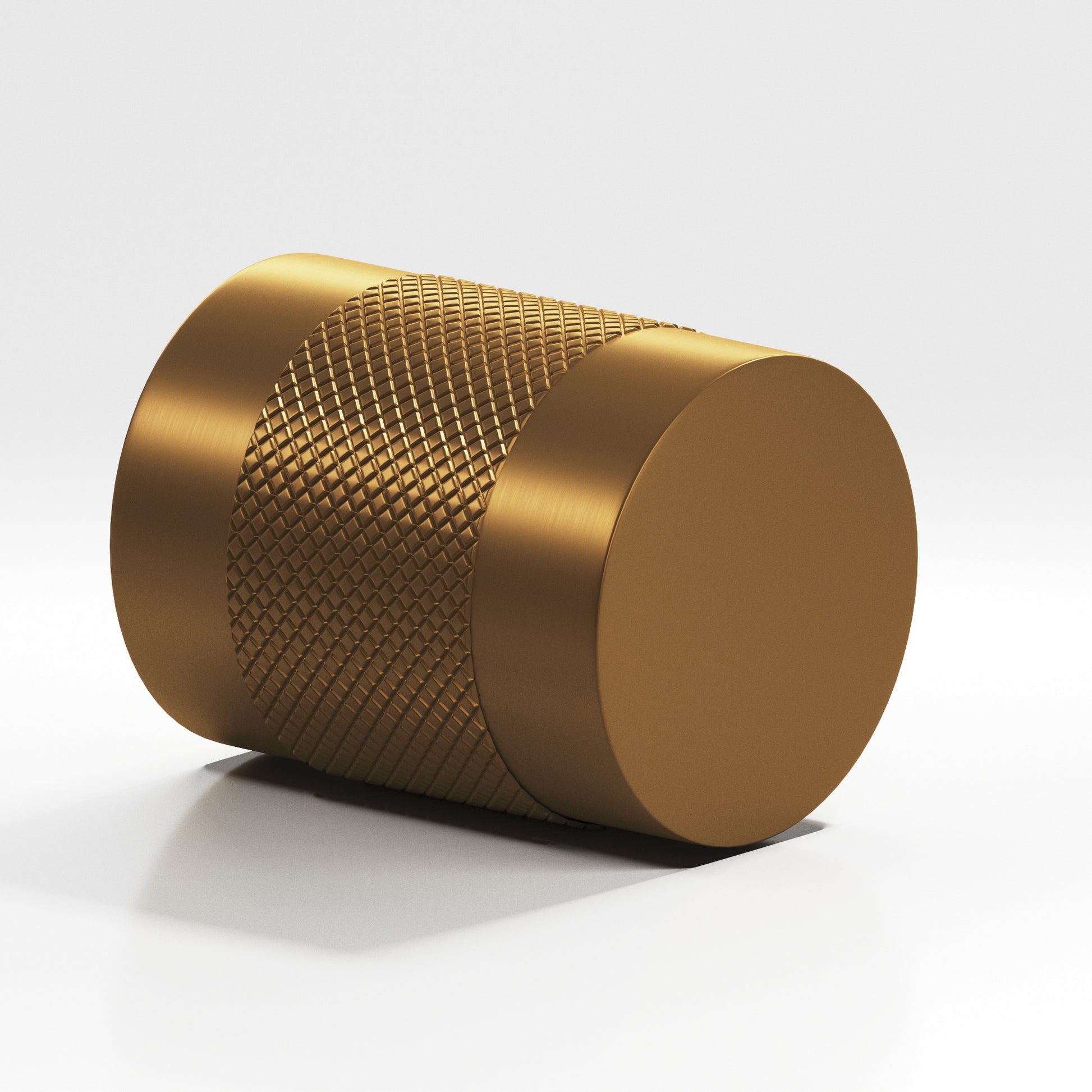 Colonial Bronze Series 561 1" Round Diamond-Knurled Cabinet Knob Back-To-Back Shower Kit Matte Light Statuary Bronze / 1"