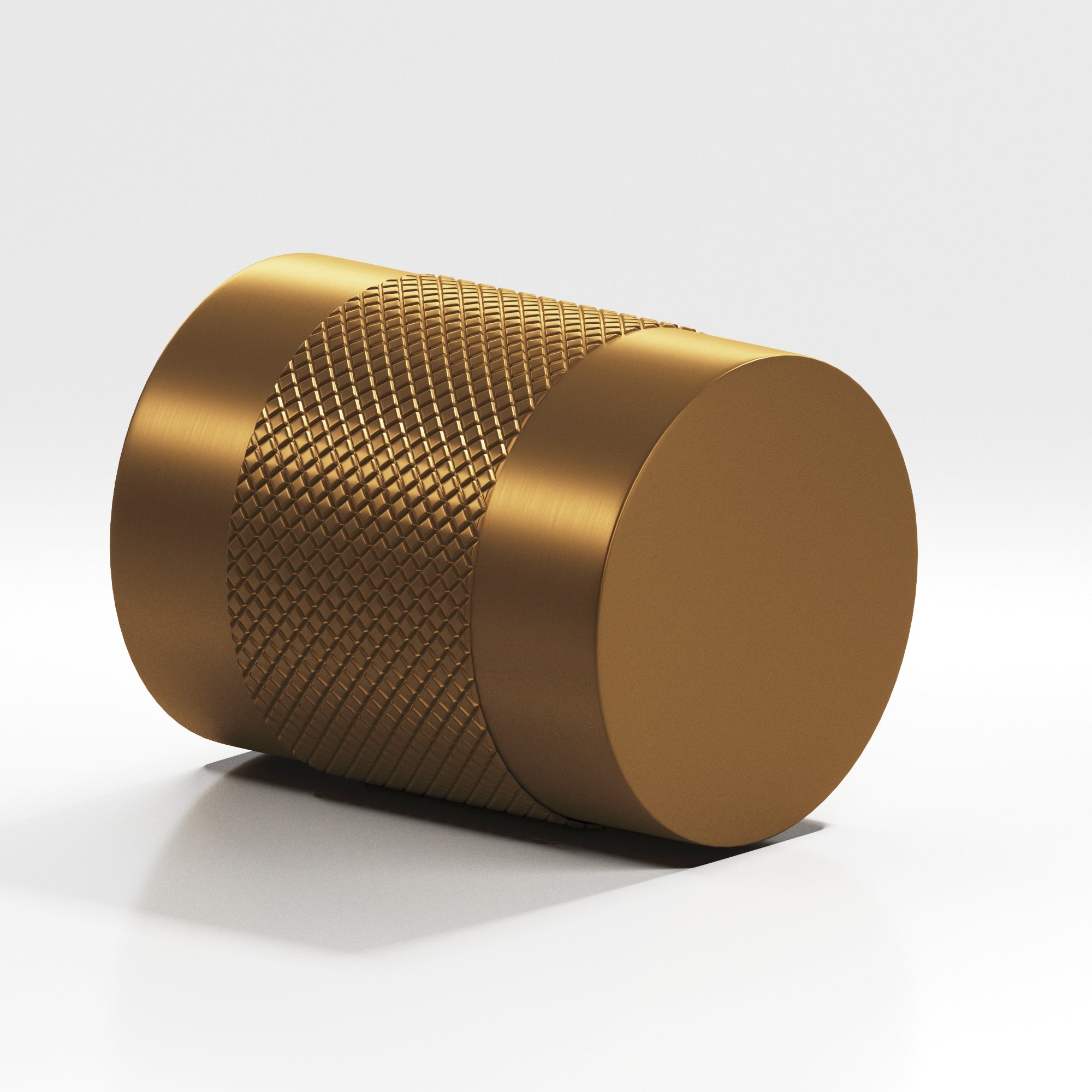 Colonial Bronze Series 561 1" Round Diamond-Knurled Cabinet Knob Back-To-Back Shower Kit Matte Light Statuary Bronze / 1"