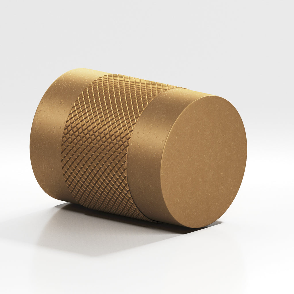 Colonial Bronze Series 560 .75" Round Diamond-Knurled Cabinet Knob Back-To-Back Shower Kit Distressed Light Statuary Bronze / .75"