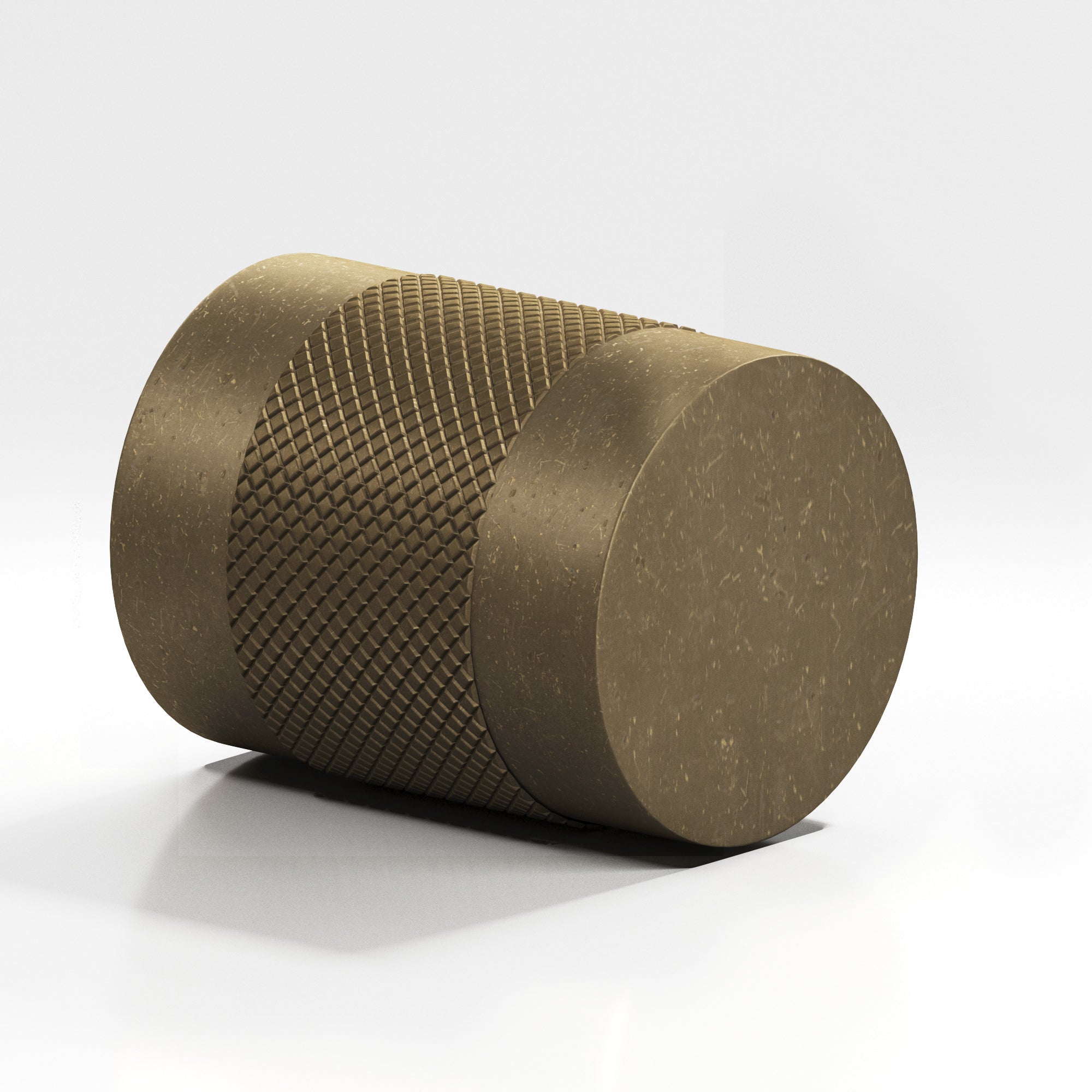 Colonial Bronze Series 560 .75" Round Diamond-Knurled Cabinet Knob Back-To-Back Shower Kit Distressed Oil Rubbed Bronze / .75"