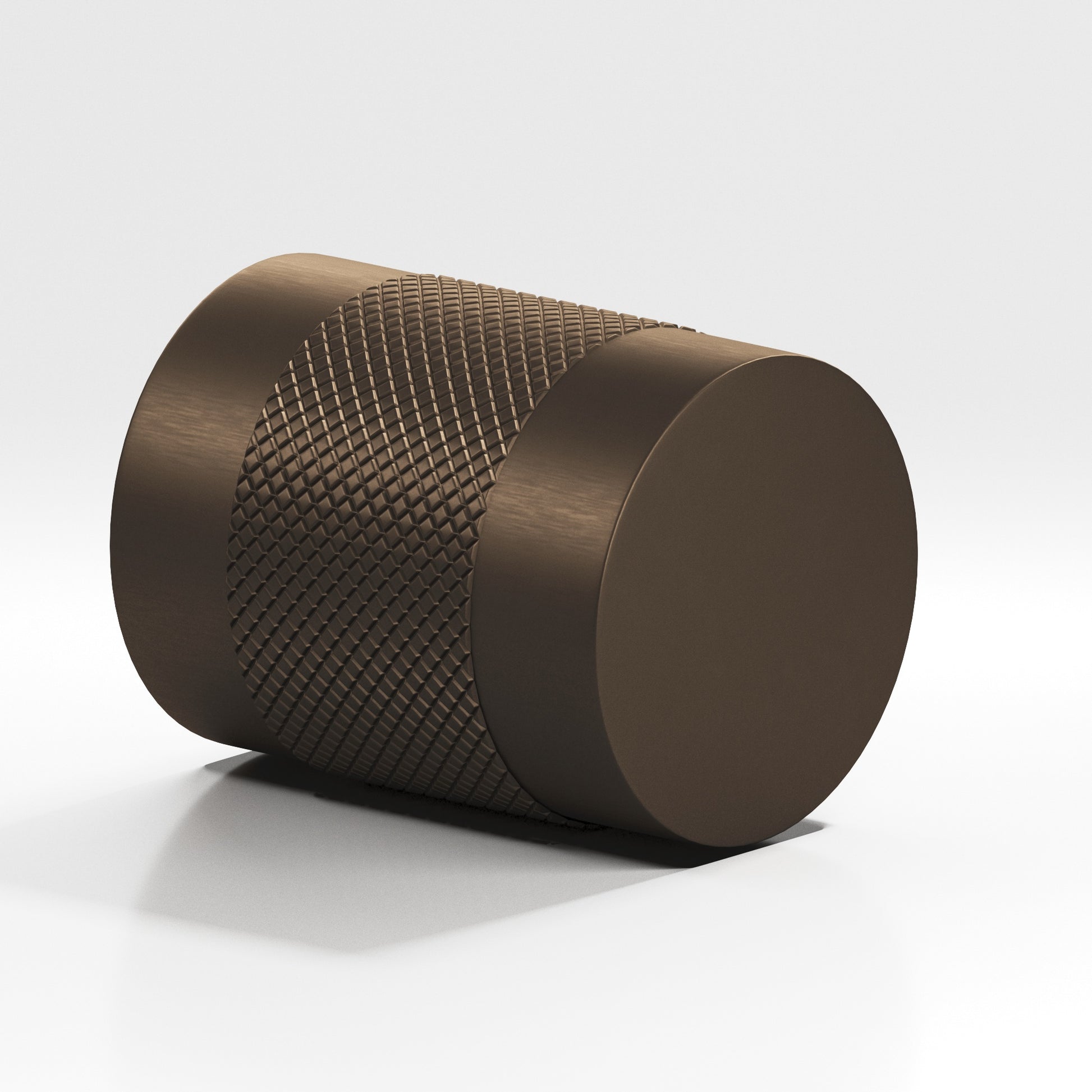 Colonial Bronze Series 560 .75" Round Diamond-Knurled Cabinet Knob Back-To-Back Shower Kit Heritage Bronze / .75"