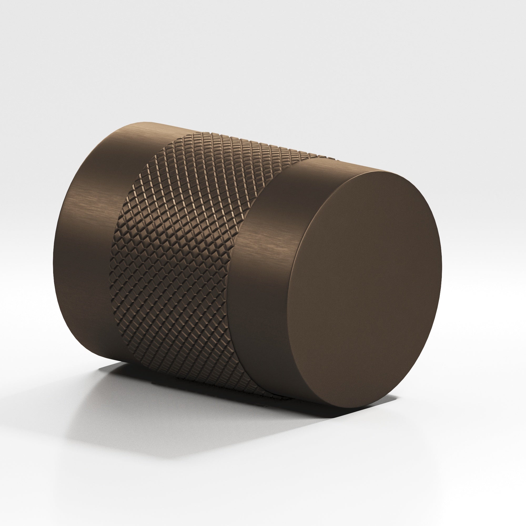 Colonial Bronze Series 560 .75" Round Diamond-Knurled Cabinet Knob Back-To-Back Shower Kit Heritage Bronze / .75"