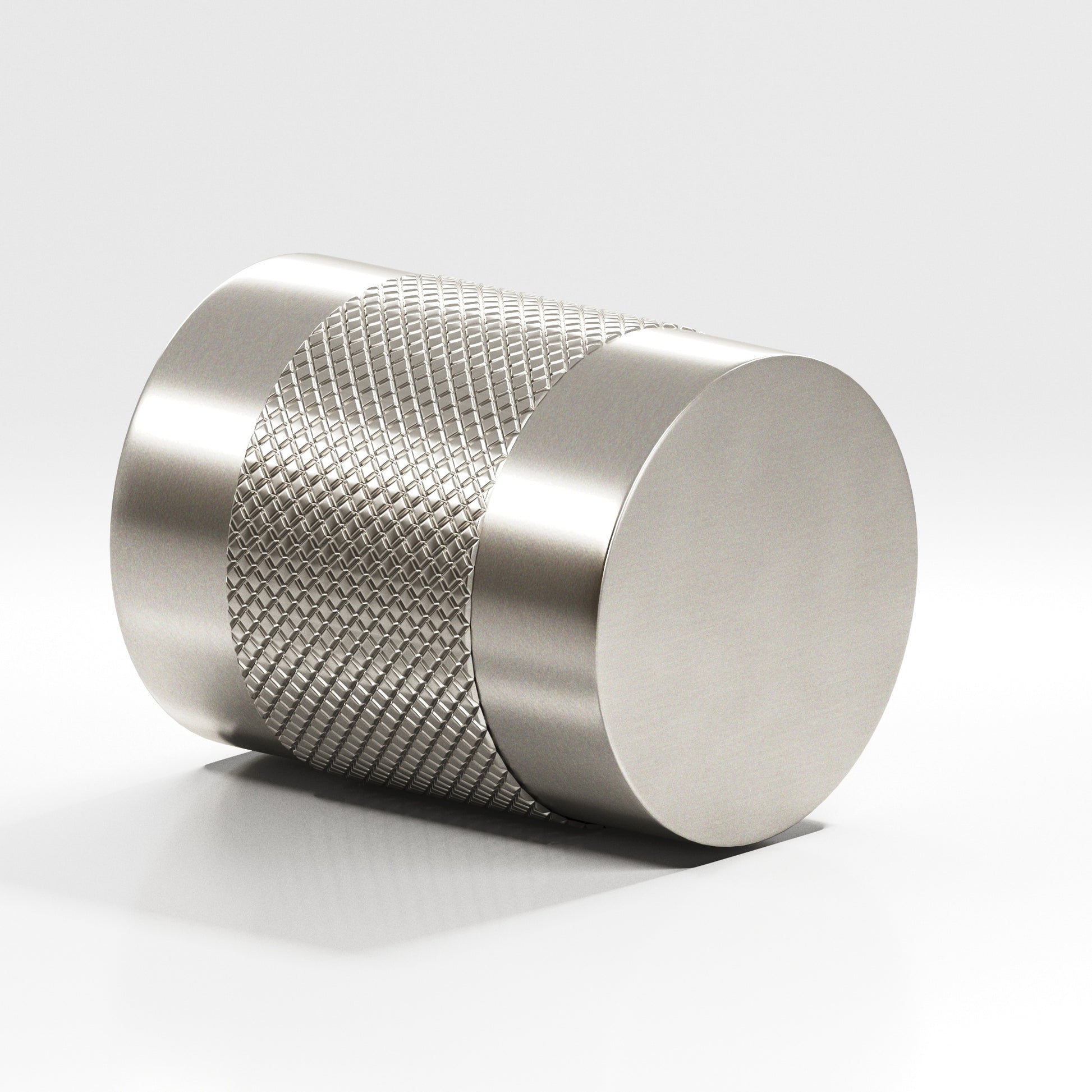 Colonial Bronze Series 561 1" Round Diamond-Knurled Cabinet Knob Back-To-Back Shower Kit Satin Nickel / 1"