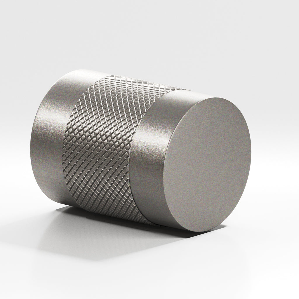 Colonial Bronze Series 560 .75" Round Diamond-Knurled Cabinet Knob Back-To-Back Shower Kit Frost Nickel™ / .75"