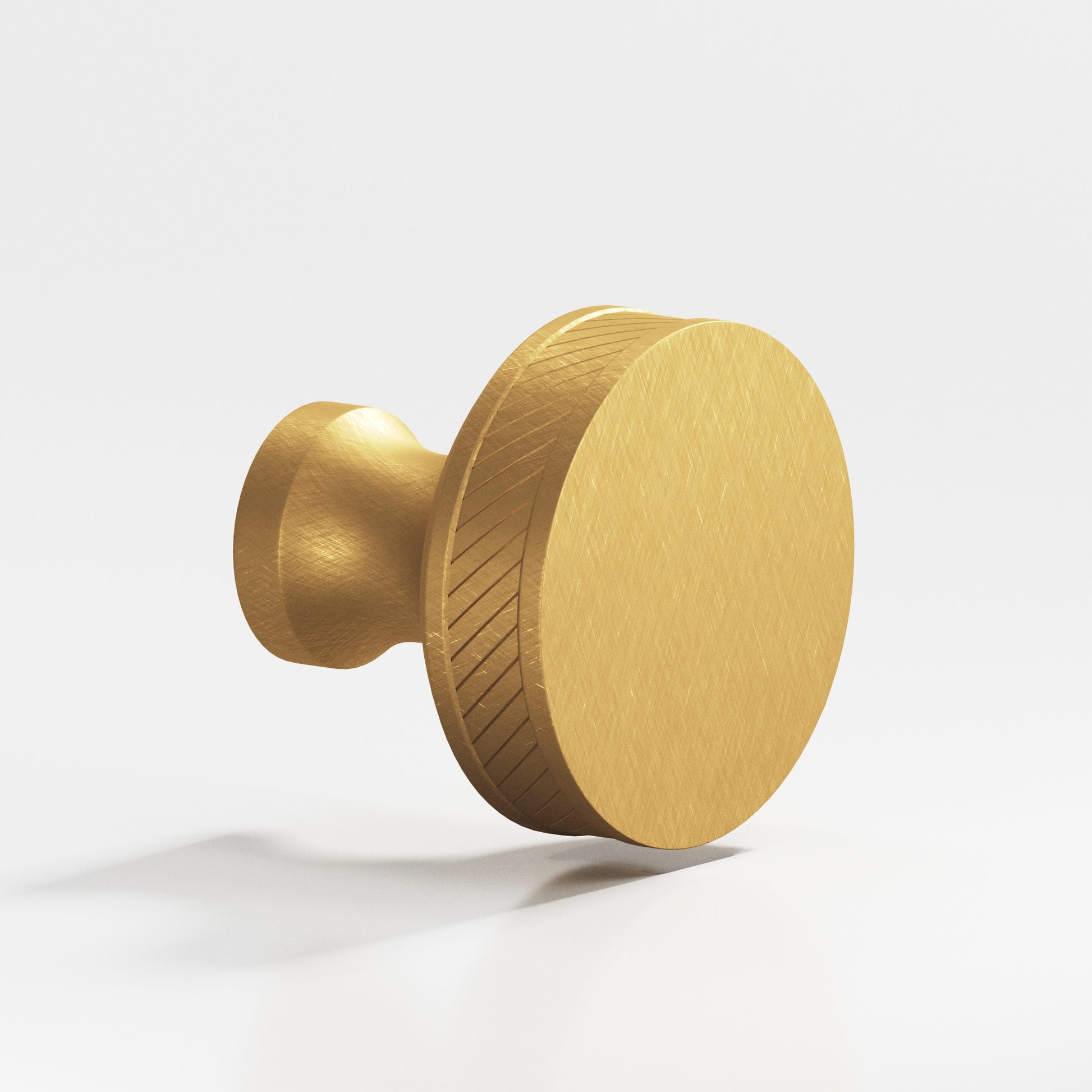 Colonial Bronze Series 579 1.5" Round Single-Knurled Sandwich Cabinet Knob Back-To-Back Shower Kit Weathered Brass / 1.5"