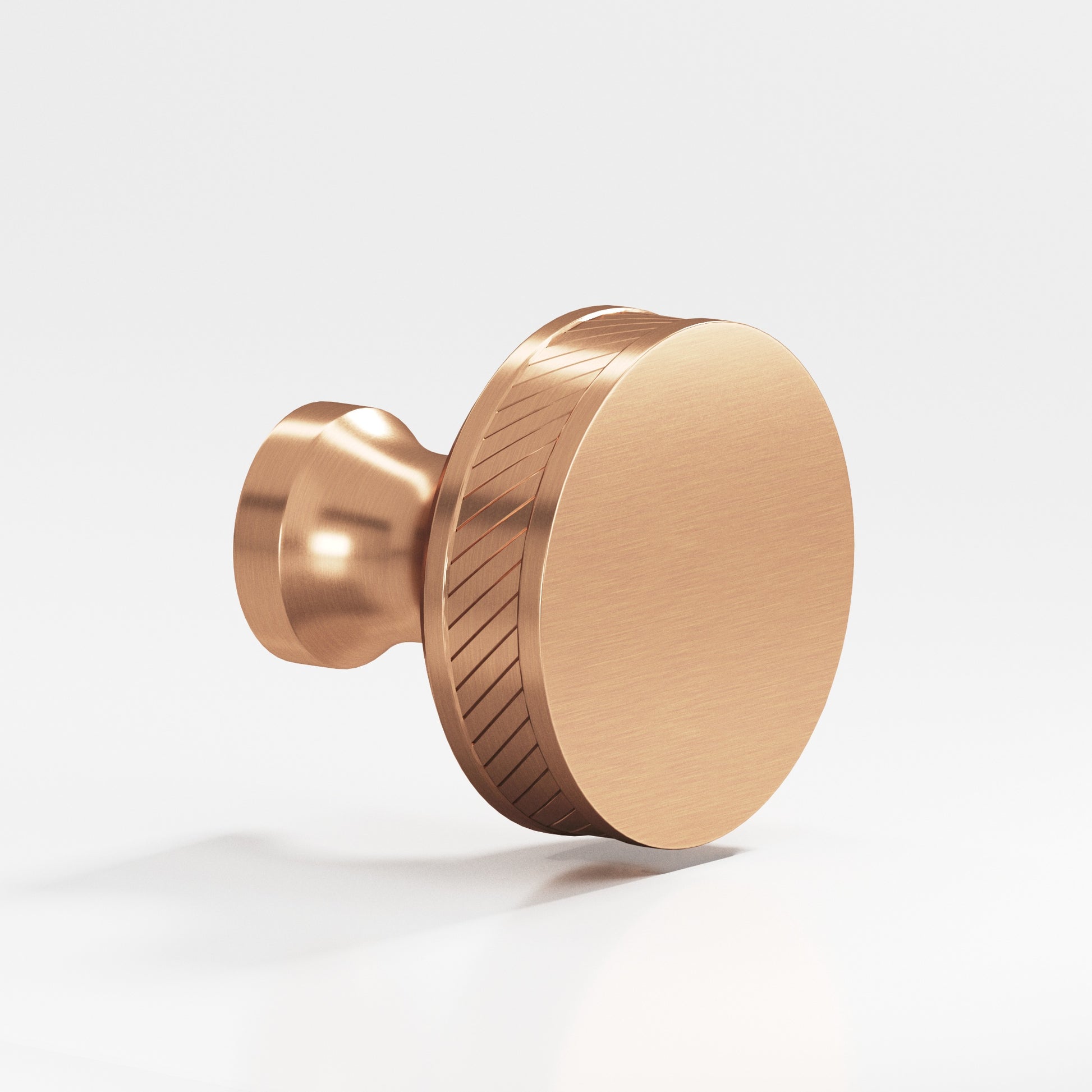 Colonial Bronze Series 578 1.25" Round Single-Knurled Sandwich Cabinet Knob Back-To-Back Shower Kit Satin Bronze / 1.25"