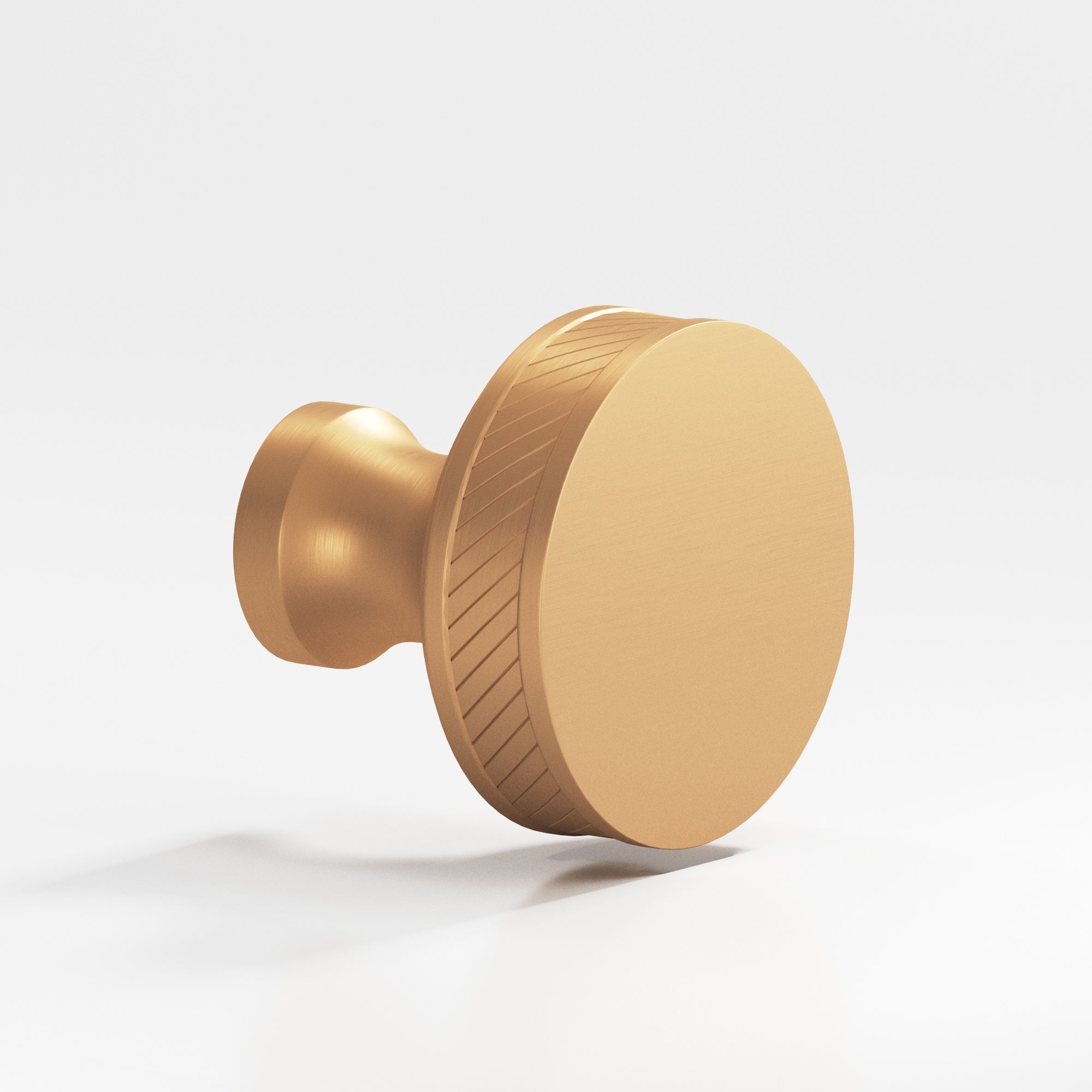Colonial Bronze Series 579 1.5" Round Single-Knurled Sandwich Cabinet Knob Back-To-Back Shower Kit Matte Satin Bronze / 1.5"