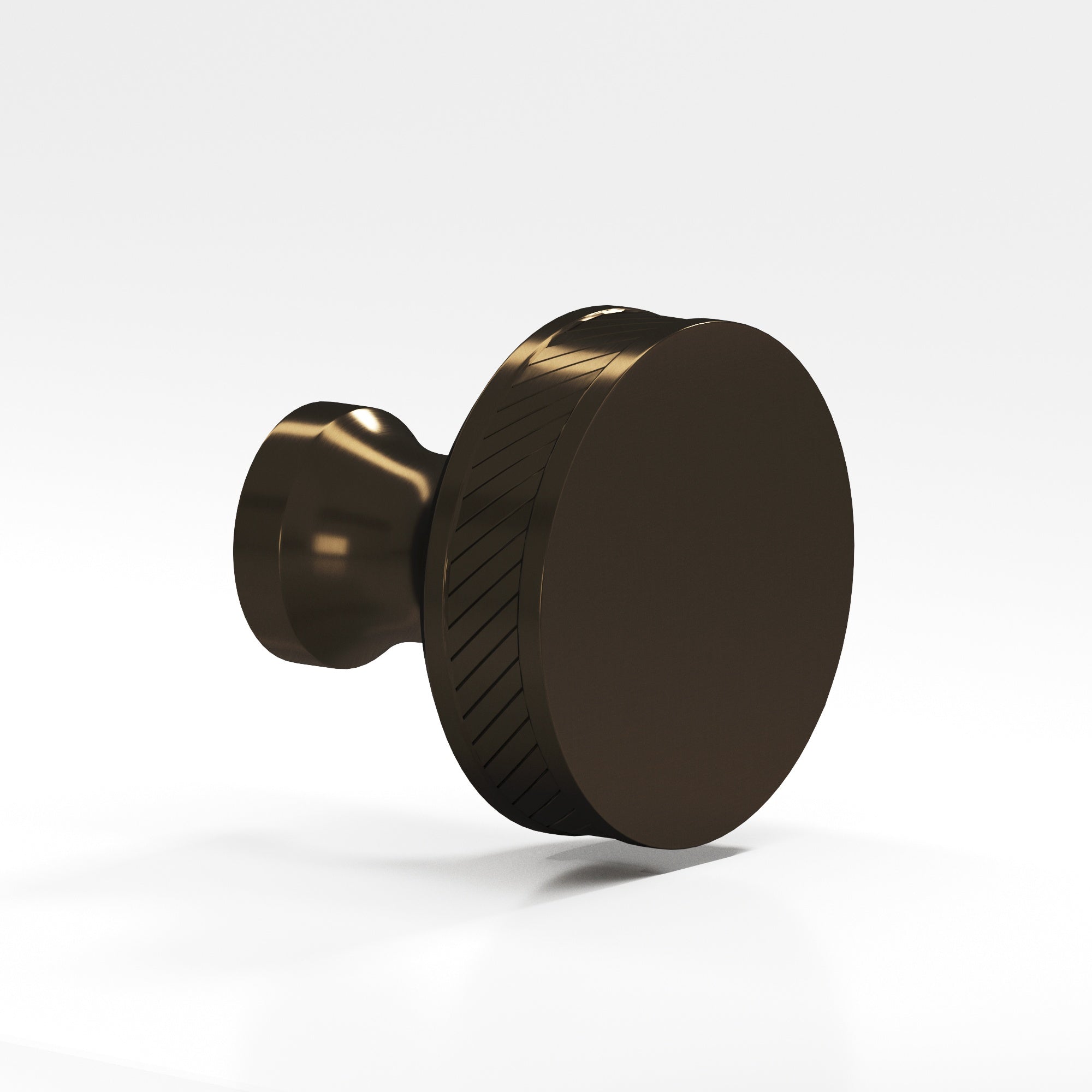 Colonial Bronze Series 578 1.25" Round Single-Knurled Sandwich Cabinet Knob Back-To-Back Shower Kit Oil Rubbed Bronze / 1.25"