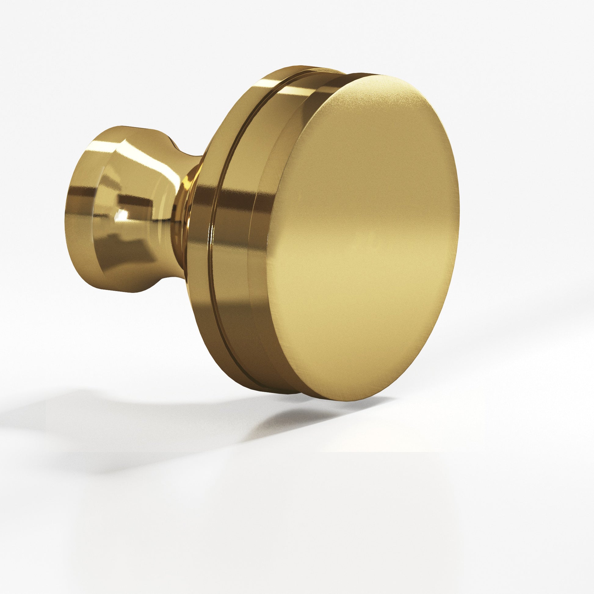 Colonial Bronze Series 581 1.25" Round Smooth Sandwich Cabinet Knob Back-To-Back Shower Kit Antique Bronze / 1.25"