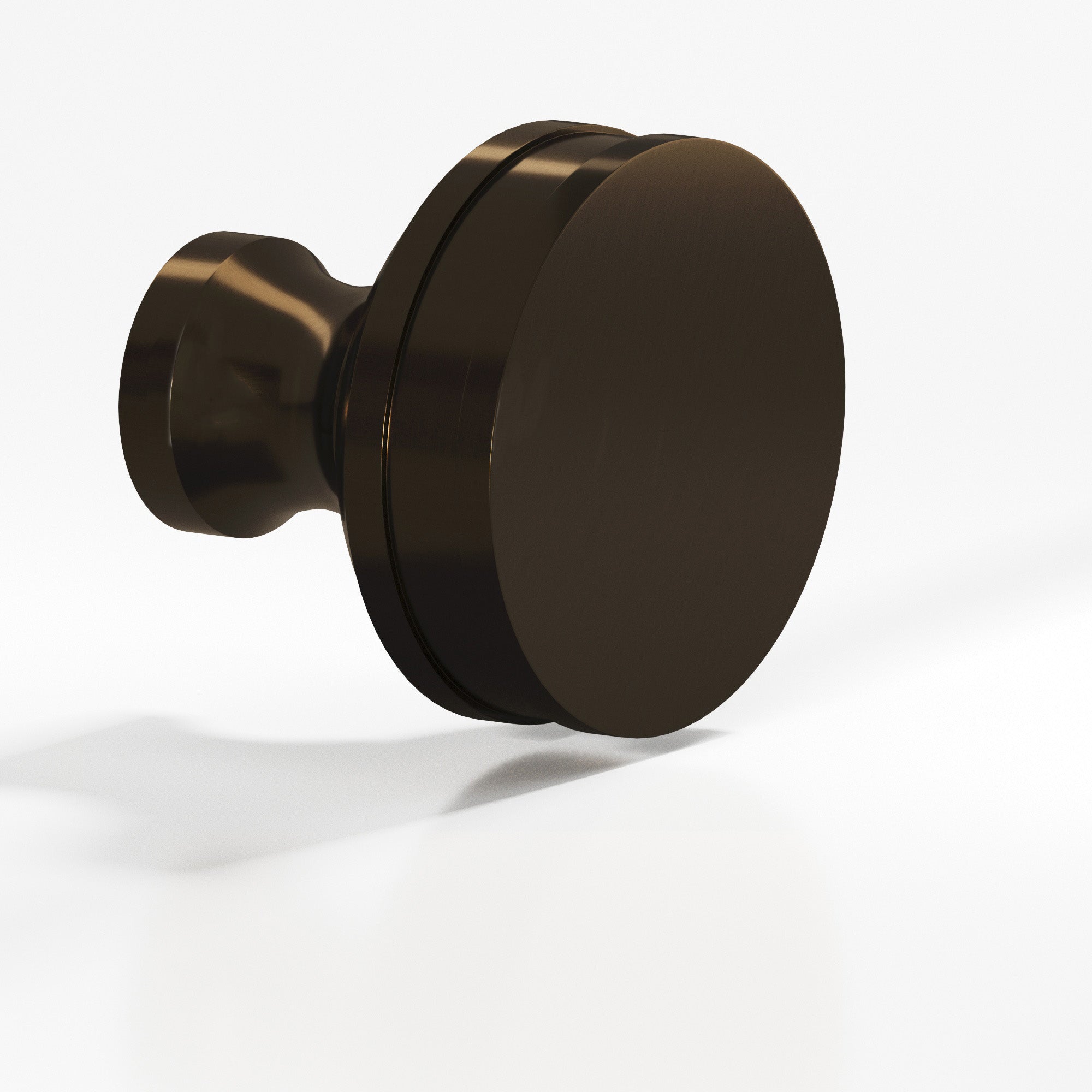 Colonial Bronze Series 581 1.25" Round Smooth Sandwich Cabinet Knob Back-To-Back Shower Kit Oil Rubbed Bronze / 1.25"