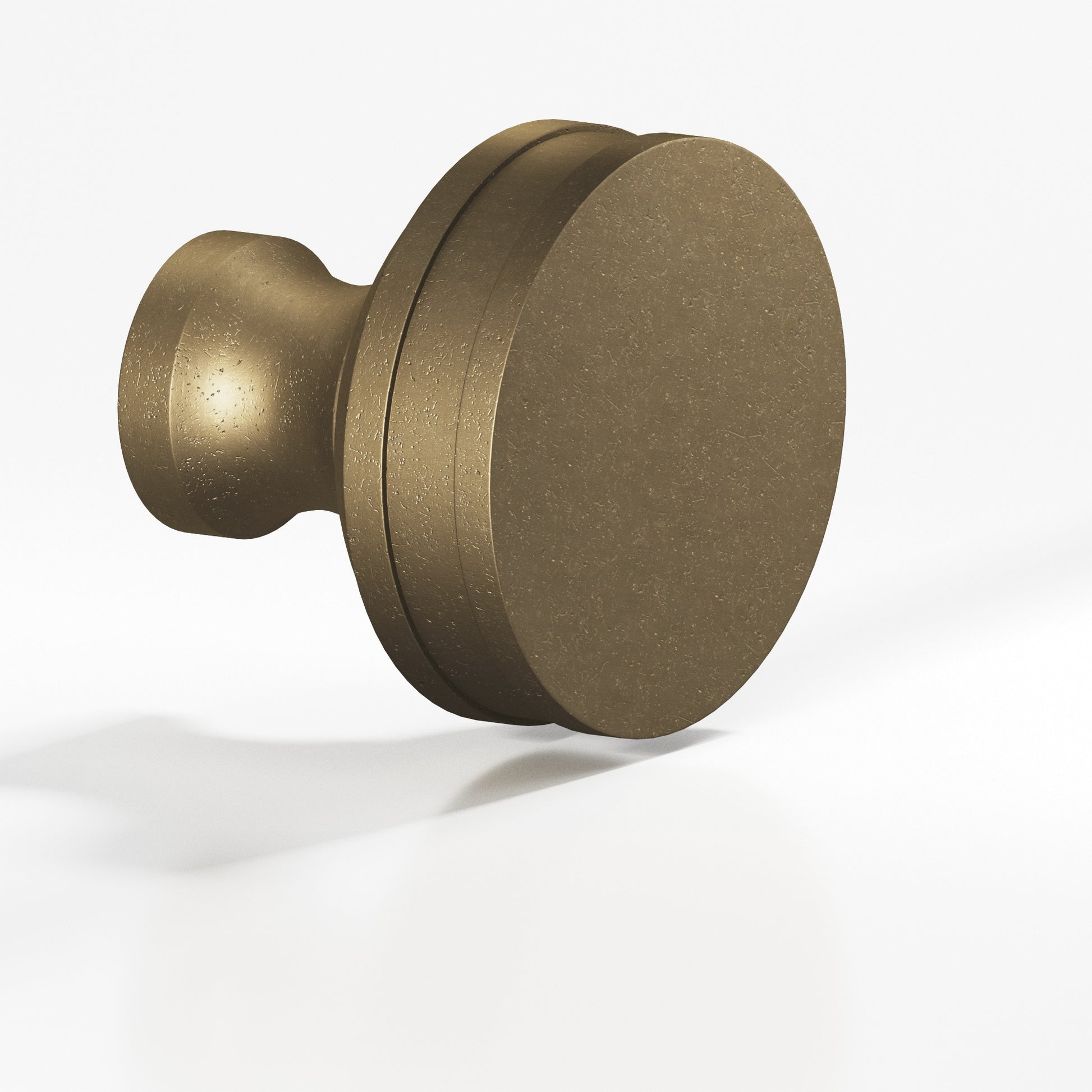 Colonial Bronze Series 581 1.25" Round Smooth Sandwich Cabinet Knob Back-To-Back Shower Kit Distressed Oil Rubbed Bronze / 1.25"